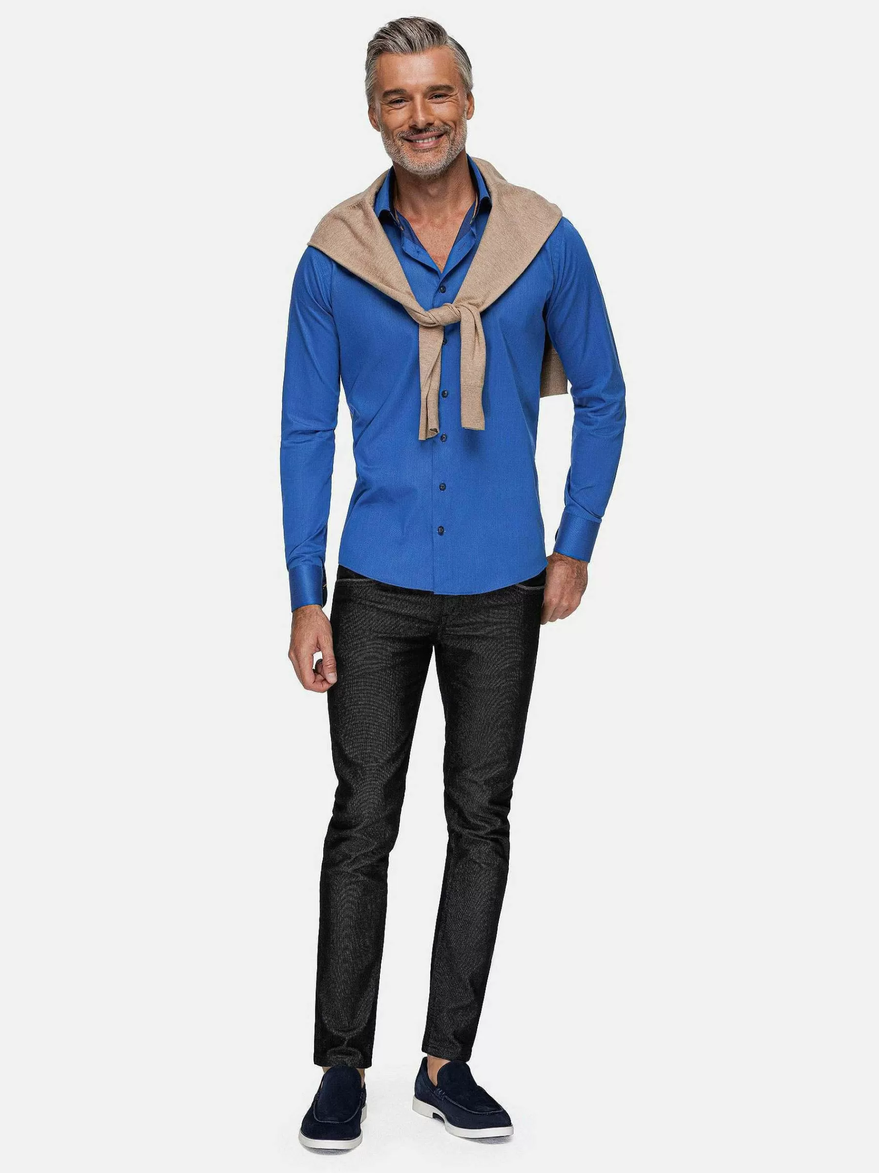 Wam Denim Overhemd Lange Mouwen<Overhemd Lange Mouw 75656 Beaufort Relly Blue
