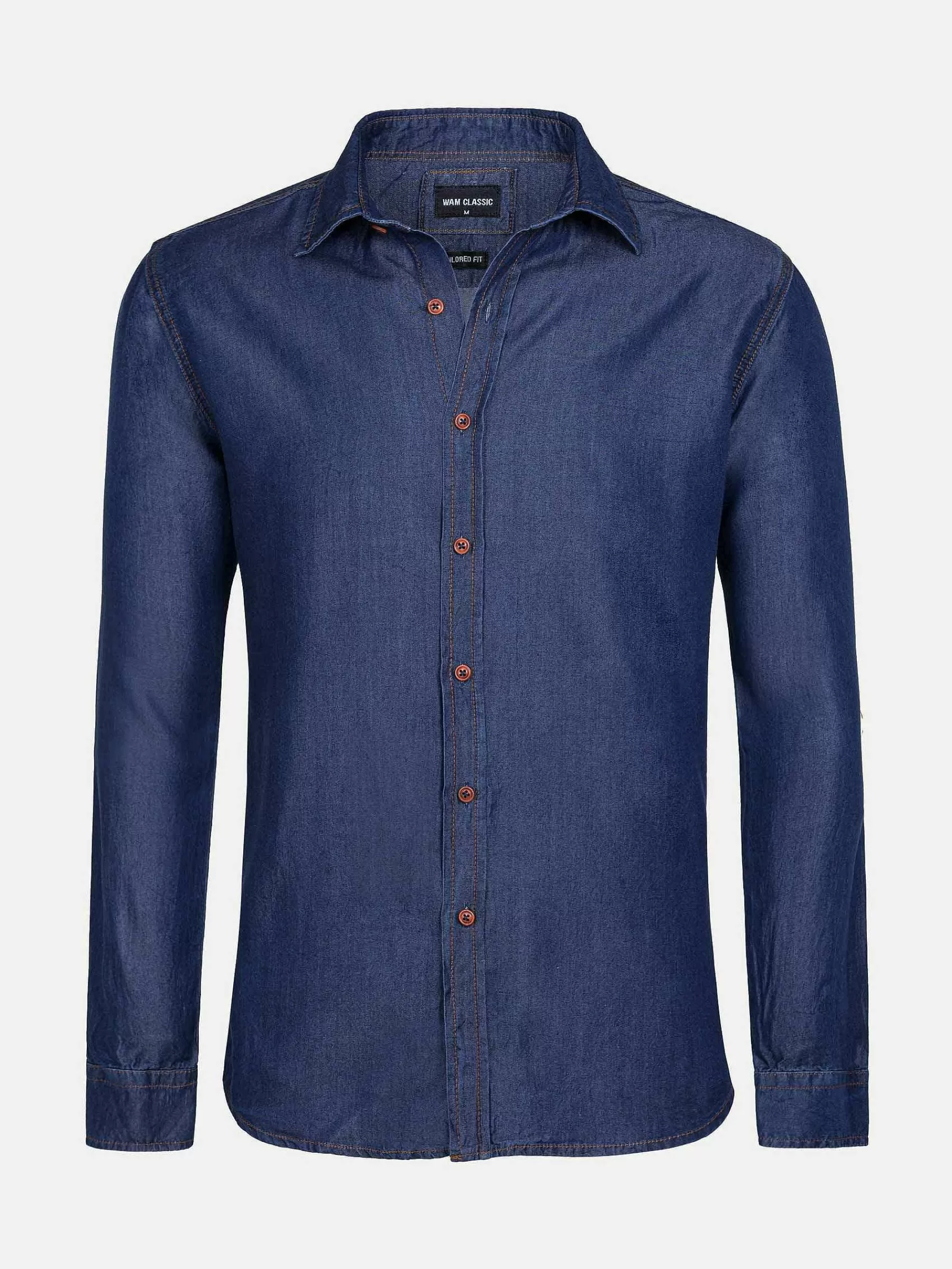 Wam Denim Overhemd Lange Mouwen<Overhemd Lange Mouw 75664 Potamos Navy