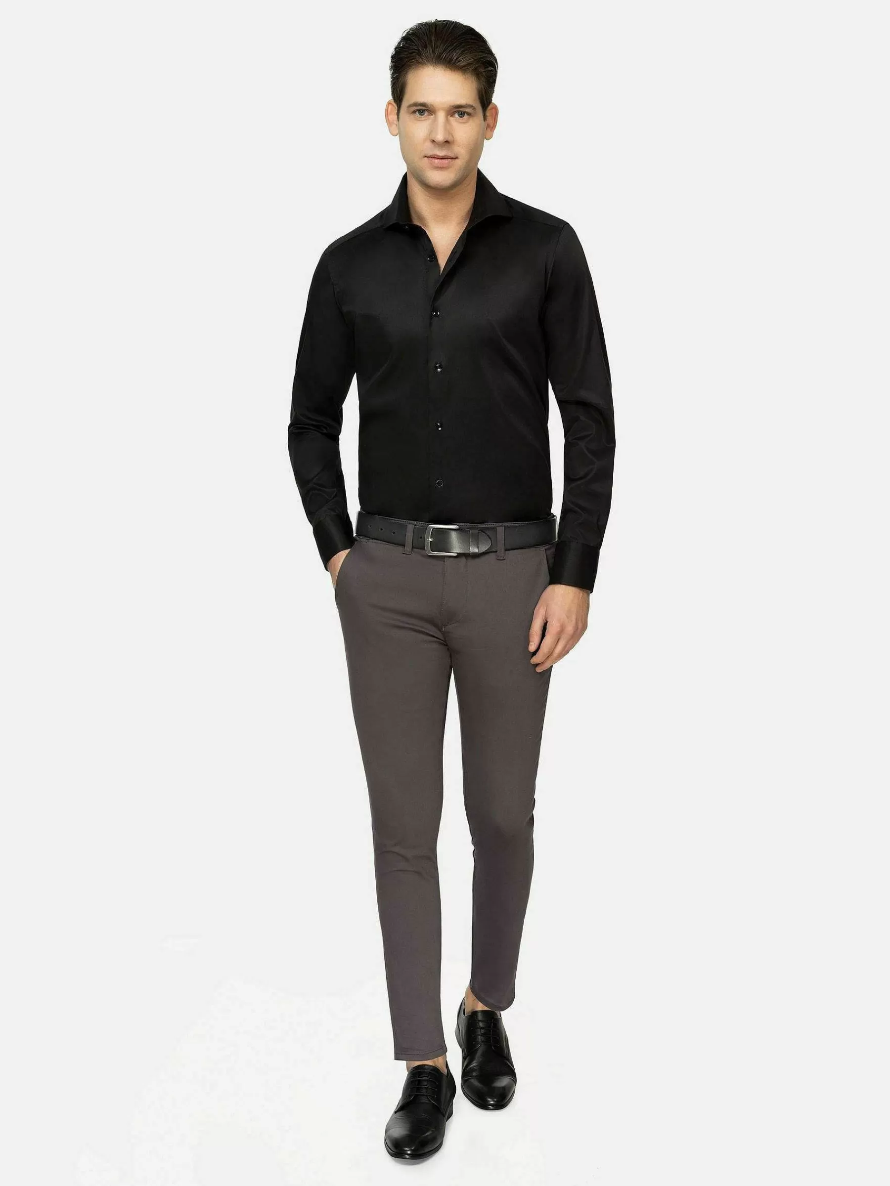 Wam Denim Overhemd Lange Mouwen<Overhemd Lange Mouw 75665 Harvery Specter Black