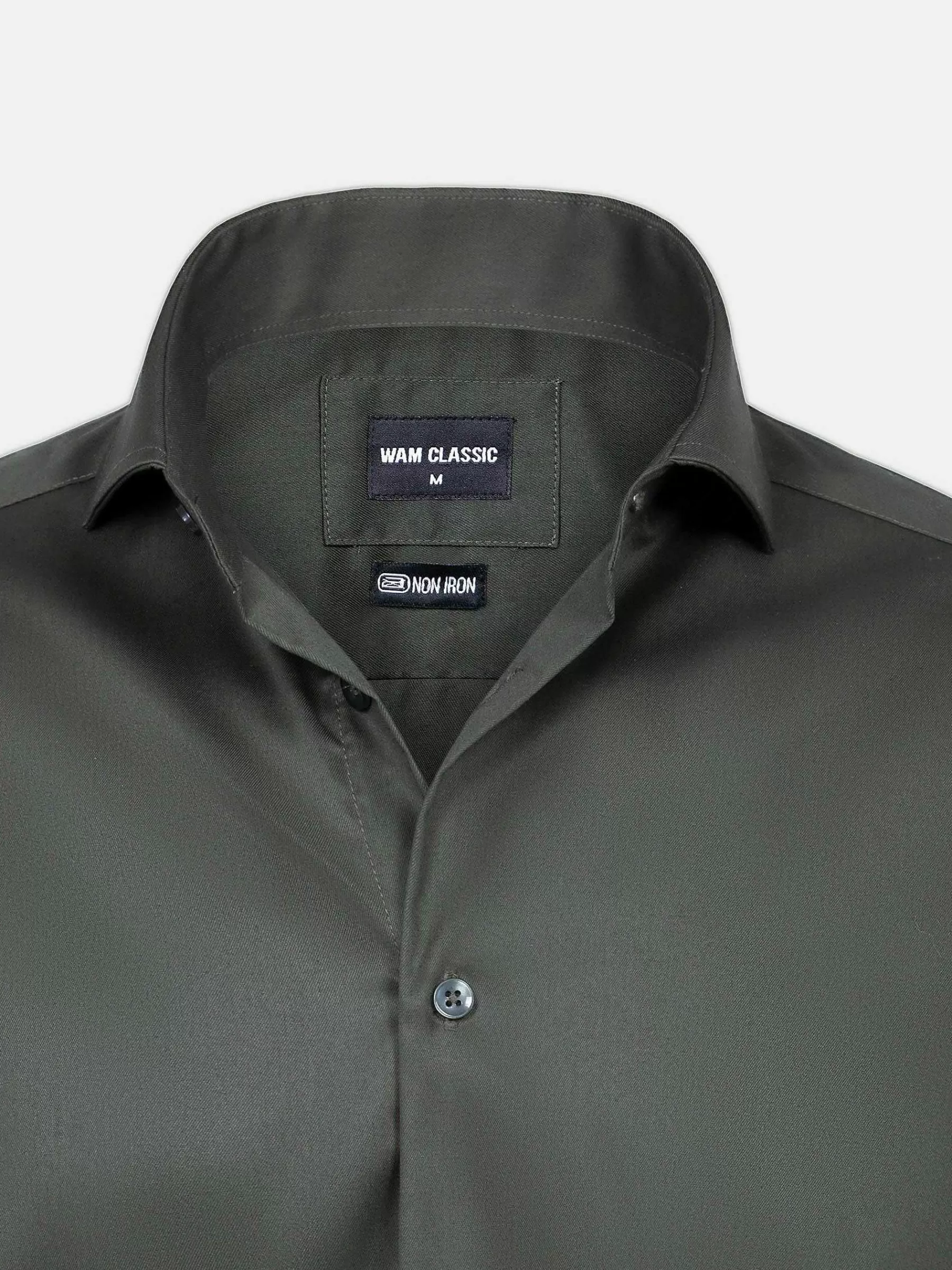 Wam Denim Overhemd Lange Mouwen<Overhemd Lange Mouw 75665 Pelle Dark Green
