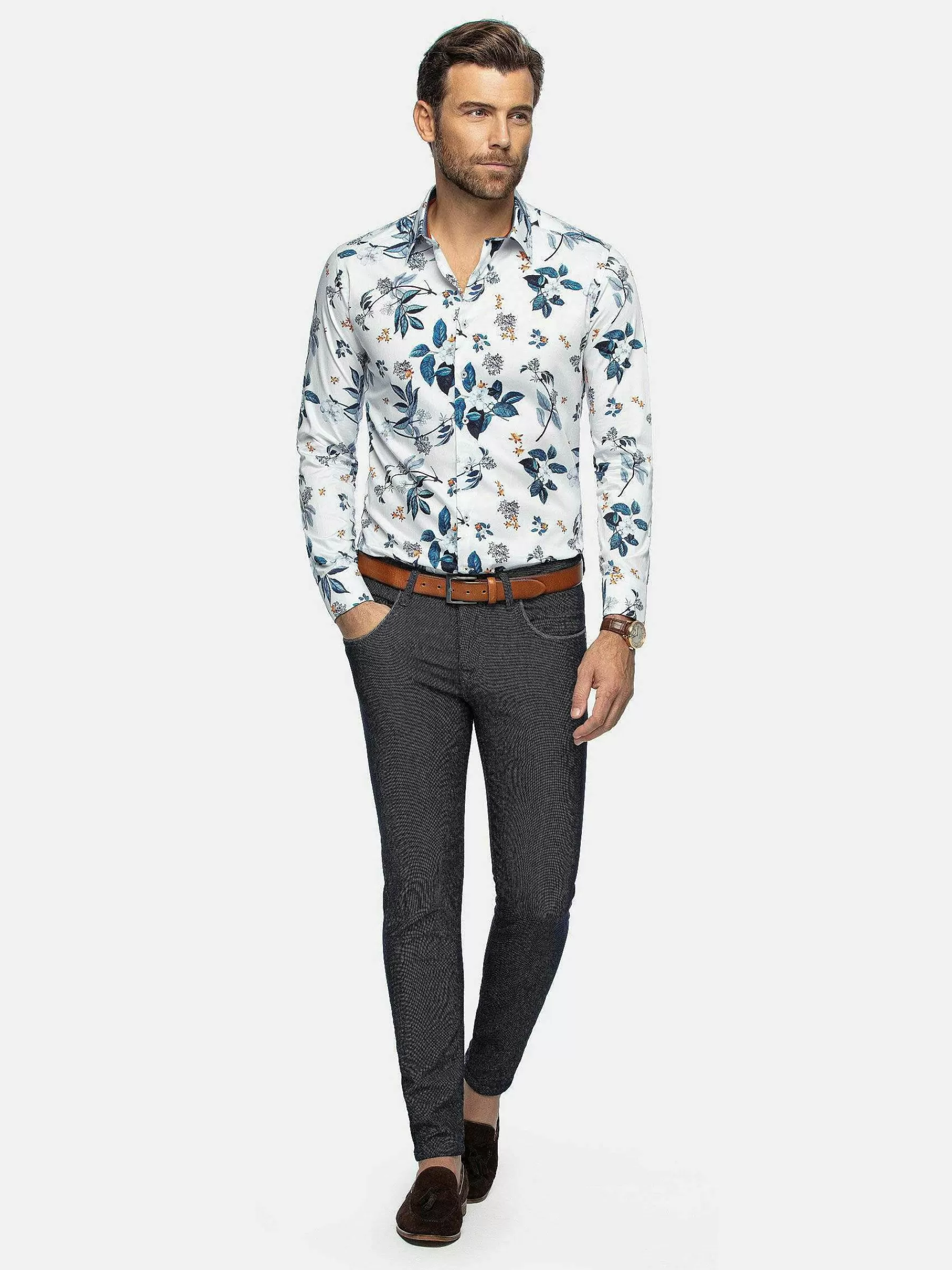 Wam Denim Overhemd Lange Mouwen<Overhemd Lange Mouw 75670 Evander White