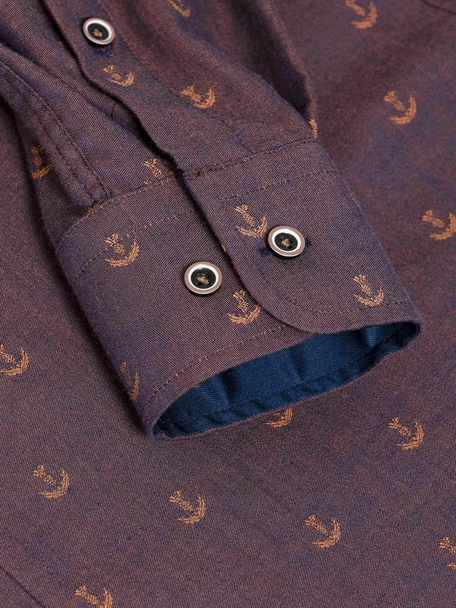 Wam Denim Overhemd Lange Mouwen<Overhemd Lange Mouw 75674 Cormes Navy