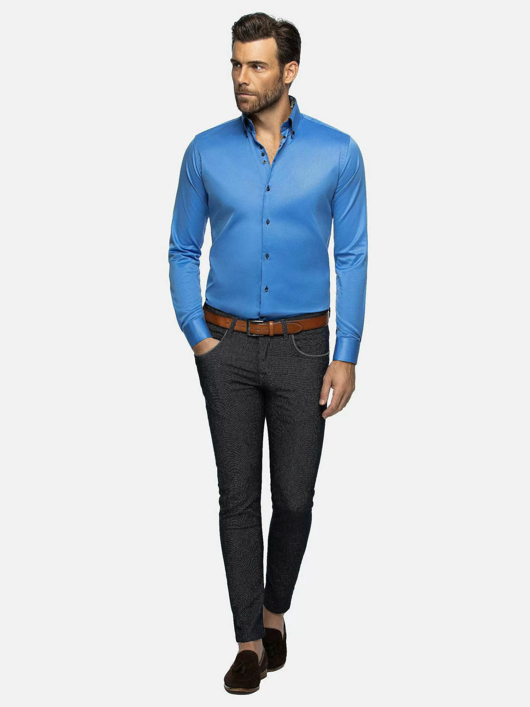 Wam Denim Overhemd Lange Mouwen<Overhemd Lange Mouw 75697 Grace Blue