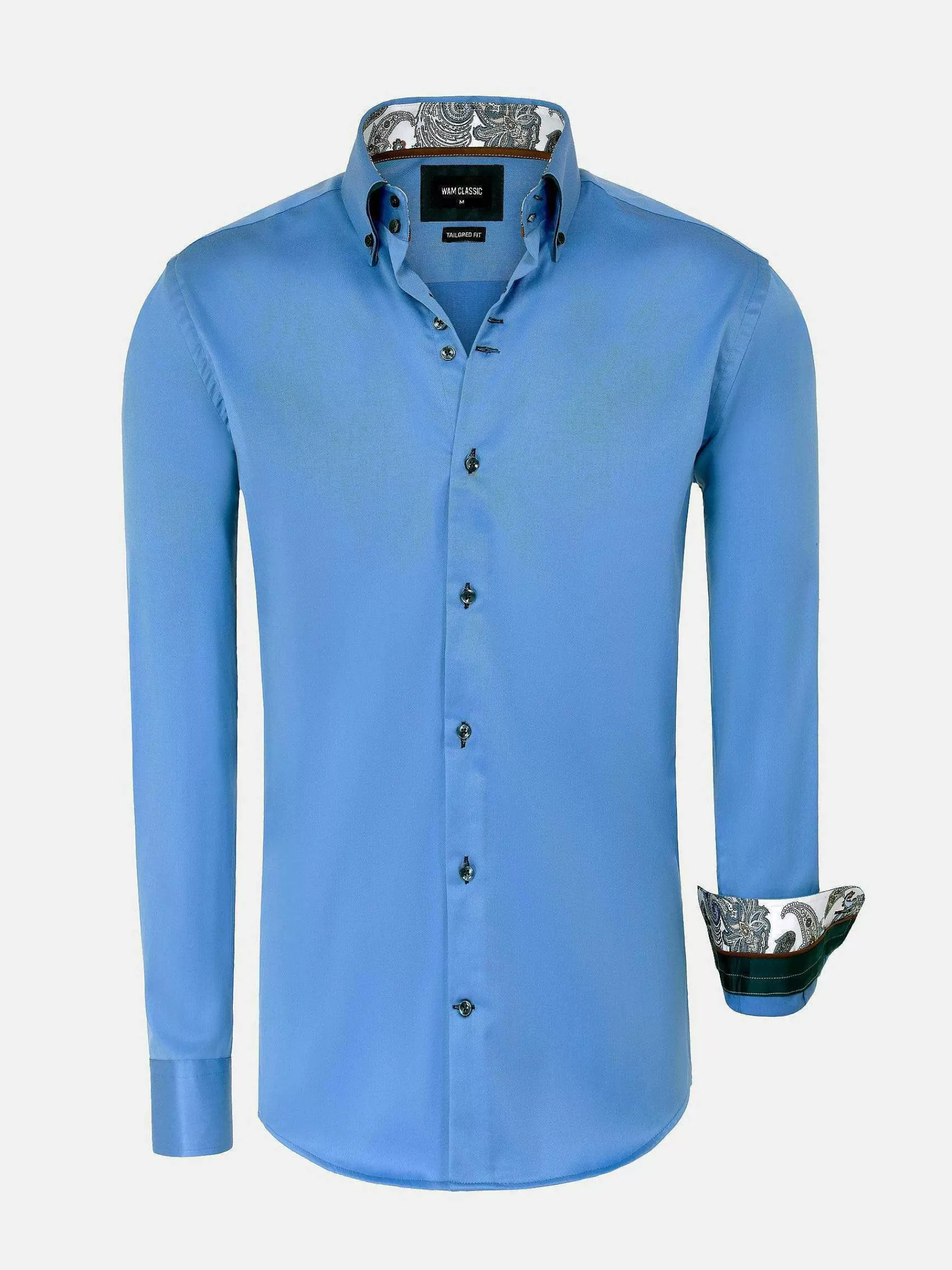 Wam Denim Overhemd Lange Mouwen<Overhemd Lange Mouw 75697 Grace Blue
