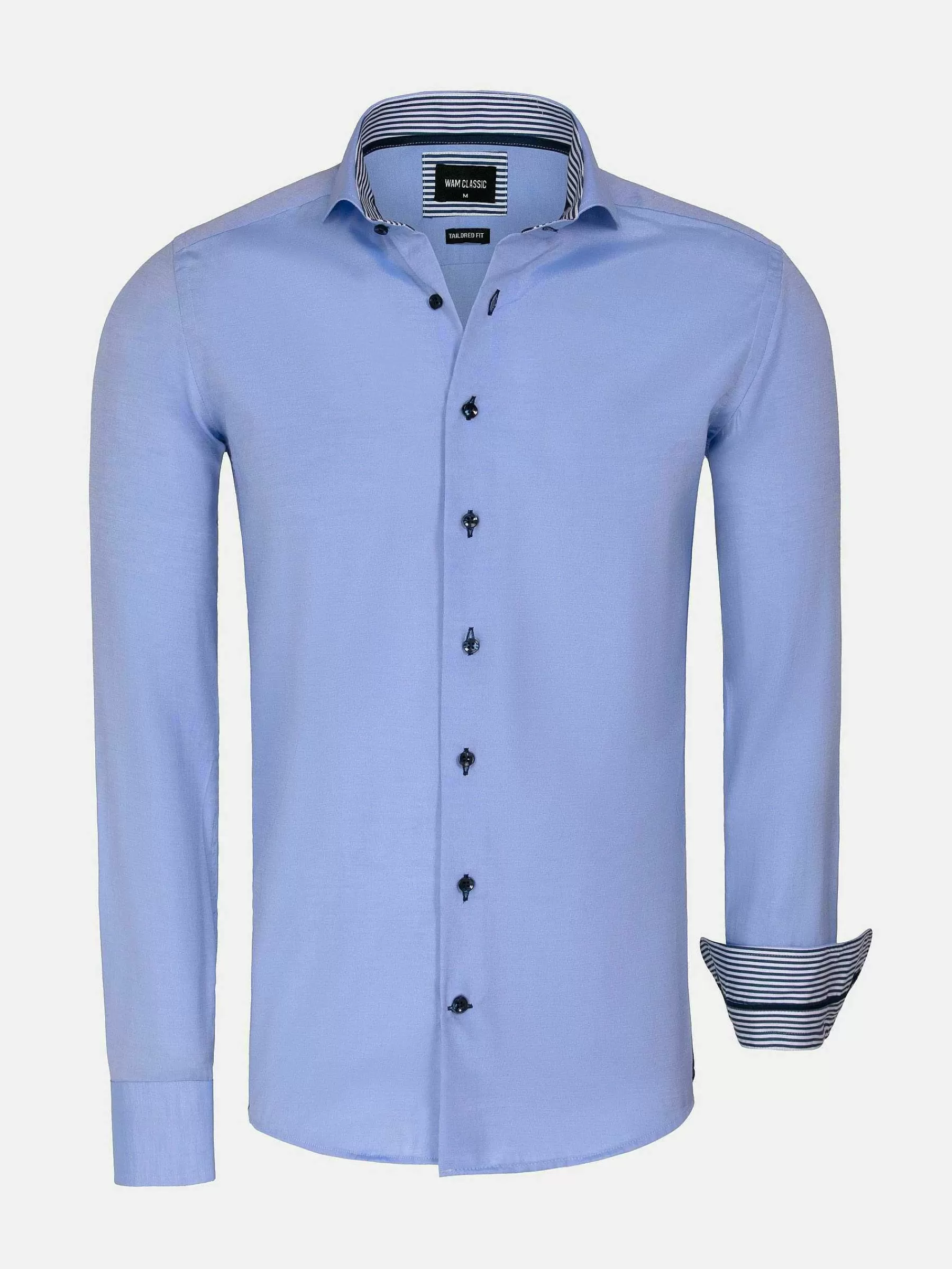 Wam Denim Overhemd Lange Mouwen<Overhemd Lange Mouw 75698 Cruise Light Blue