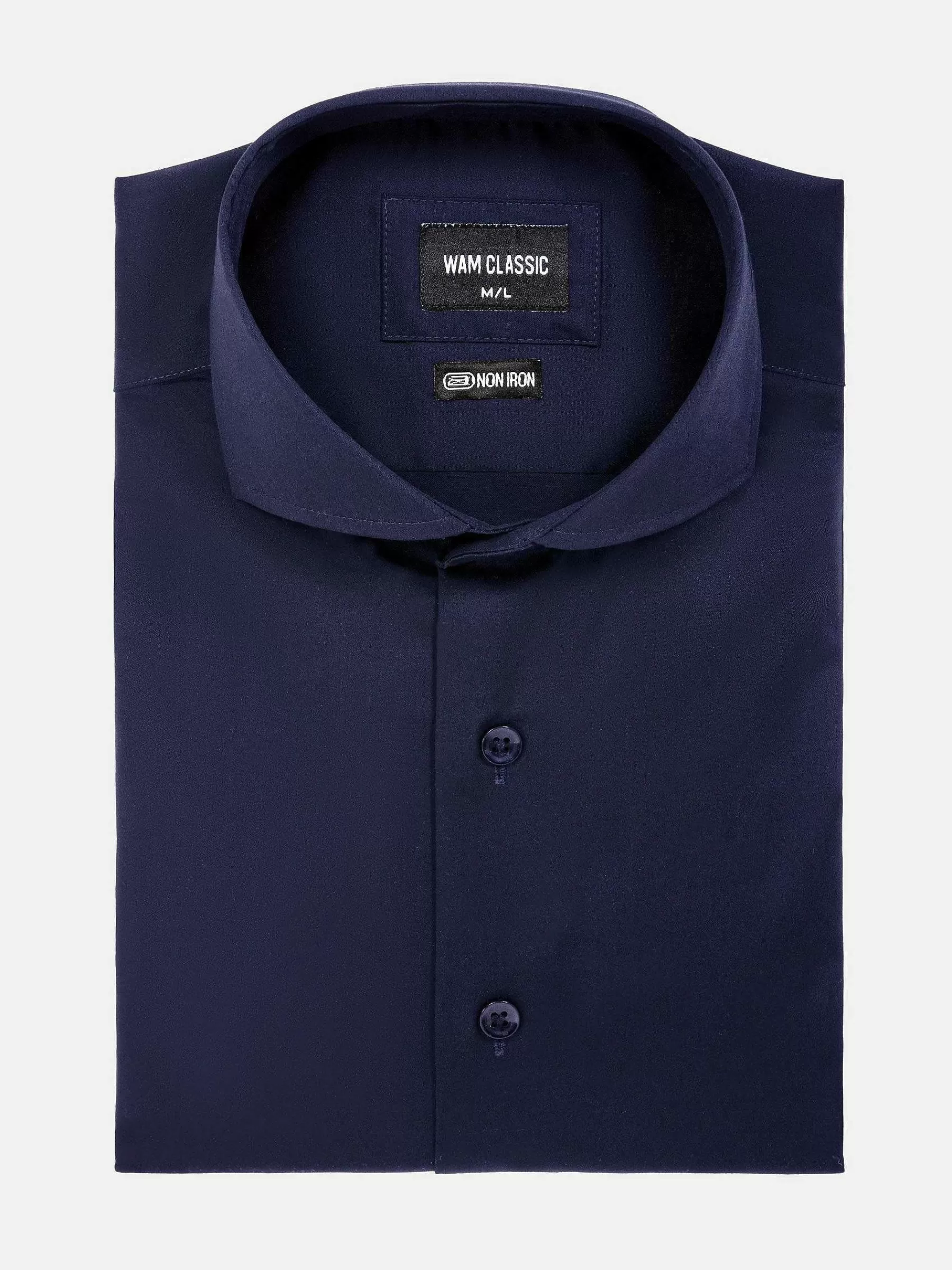 Wam Denim Overhemd Lange Mouwen<Overhemd Lange Mouw 75711 Monsebo Navy