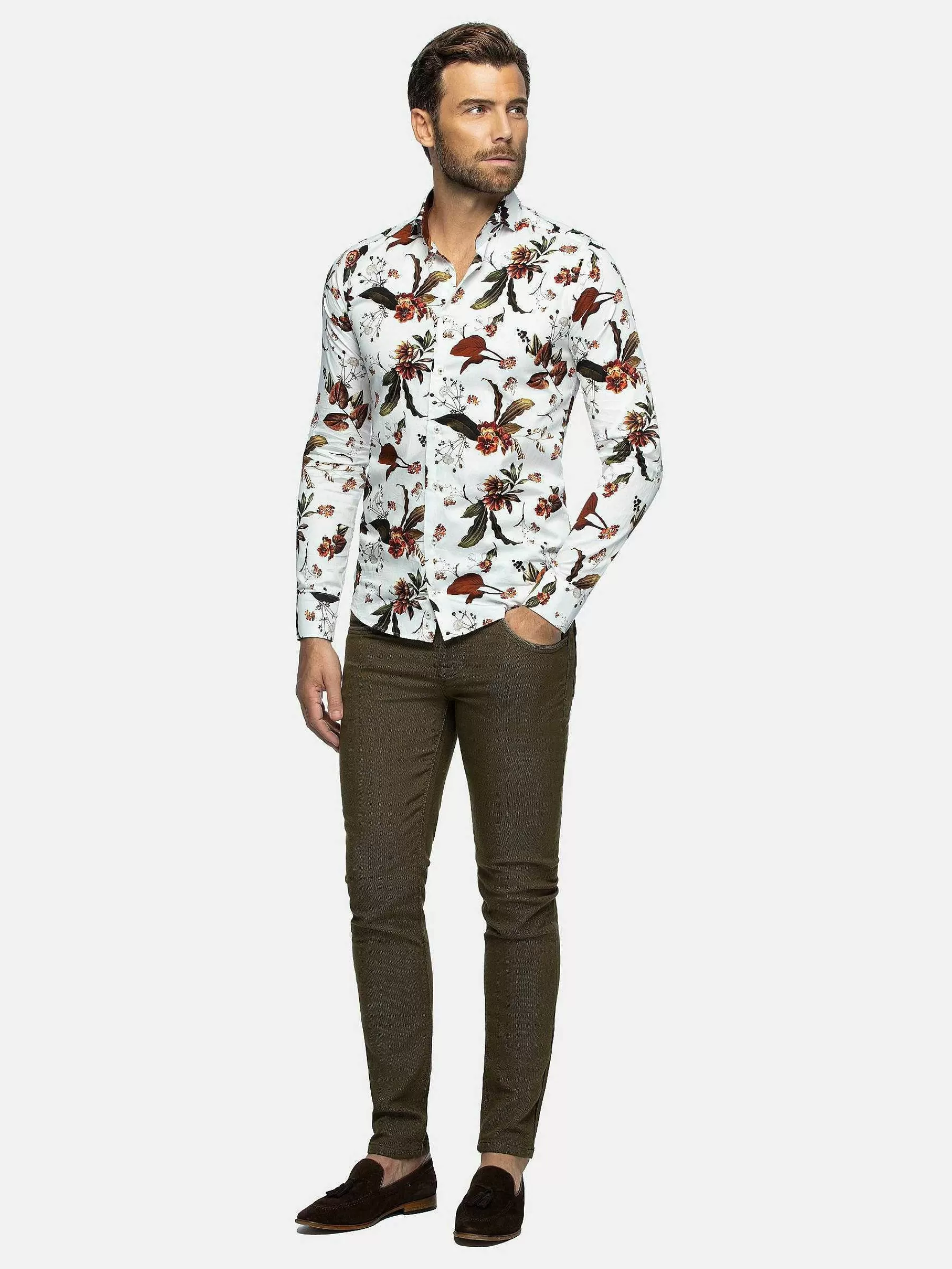 Wam Denim Overhemd Lange Mouwen<Overhemd Lange Mouw 75714 Santana White