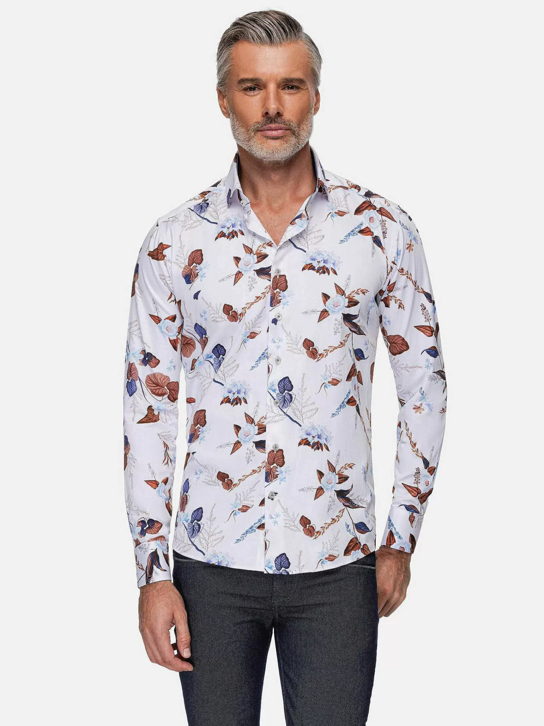 Wam Denim Overhemd Lange Mouwen<Overhemd Lange Mouw 75735 Camburn White