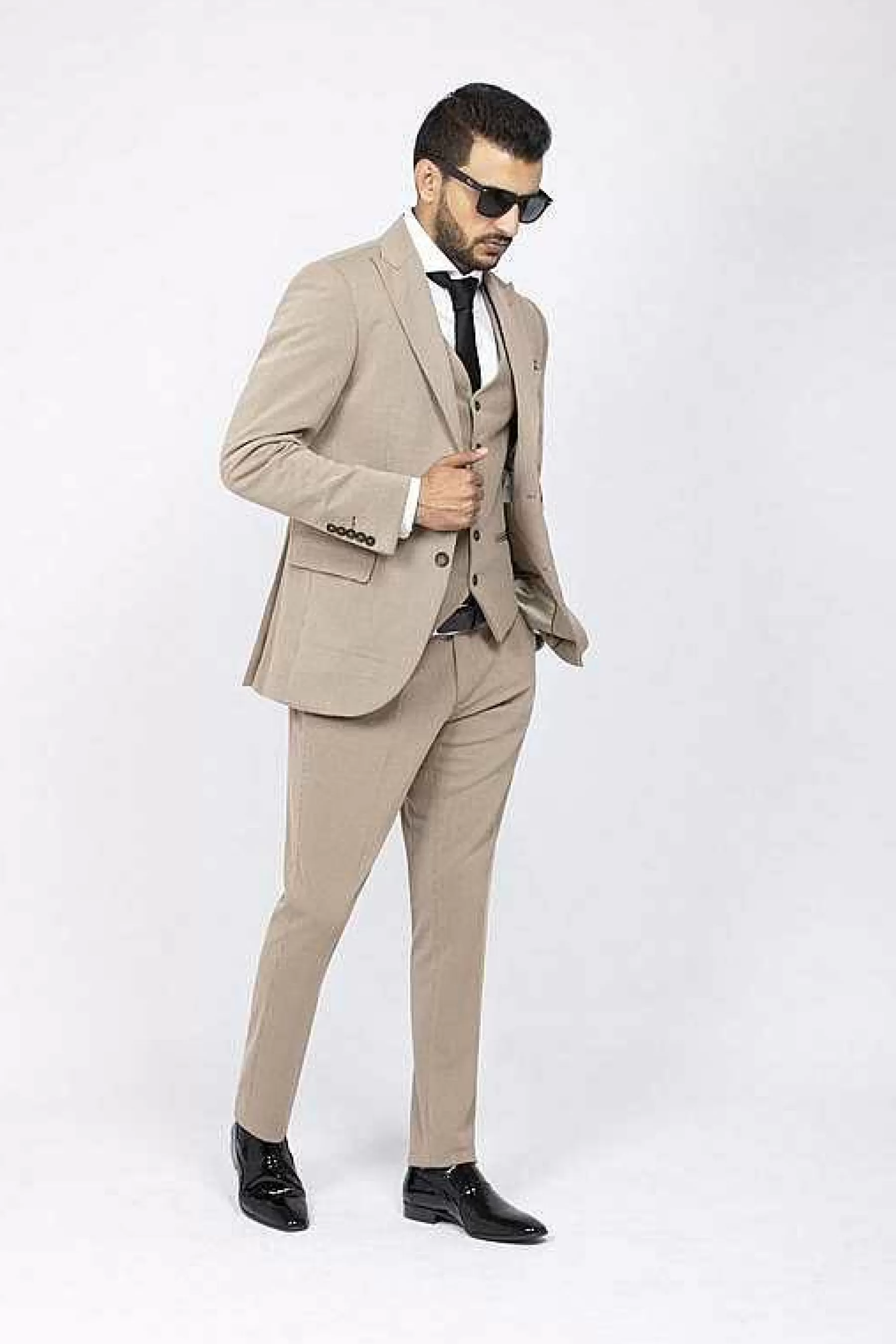 Wam Denim Pantalons<Pantalon 70052 Lille Beige