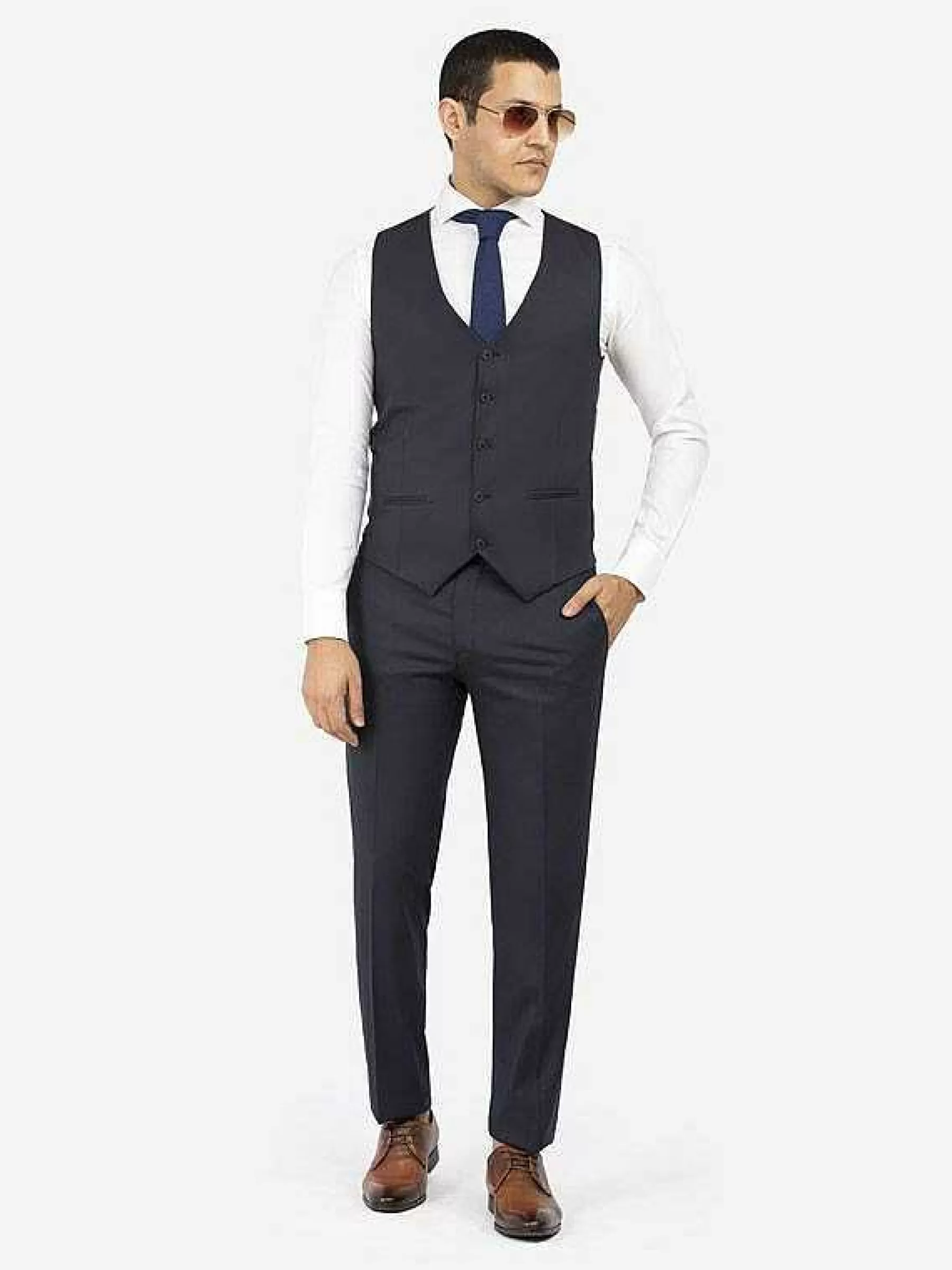 Wam Denim Pantalons<Pantalon 70059 Ussel Navy