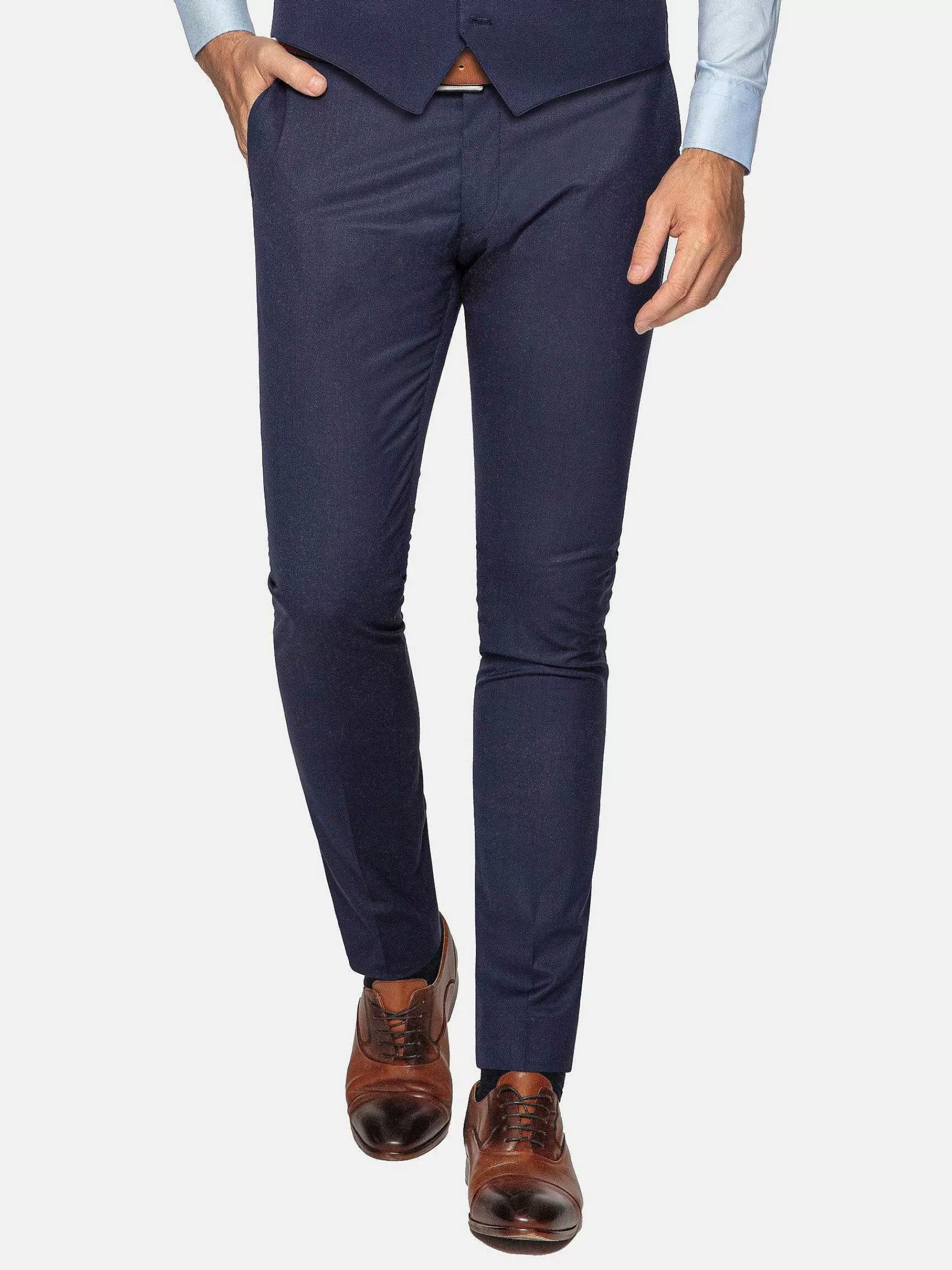 Wam Denim Pantalons<Pantalon 70071 Scotsville Navy
