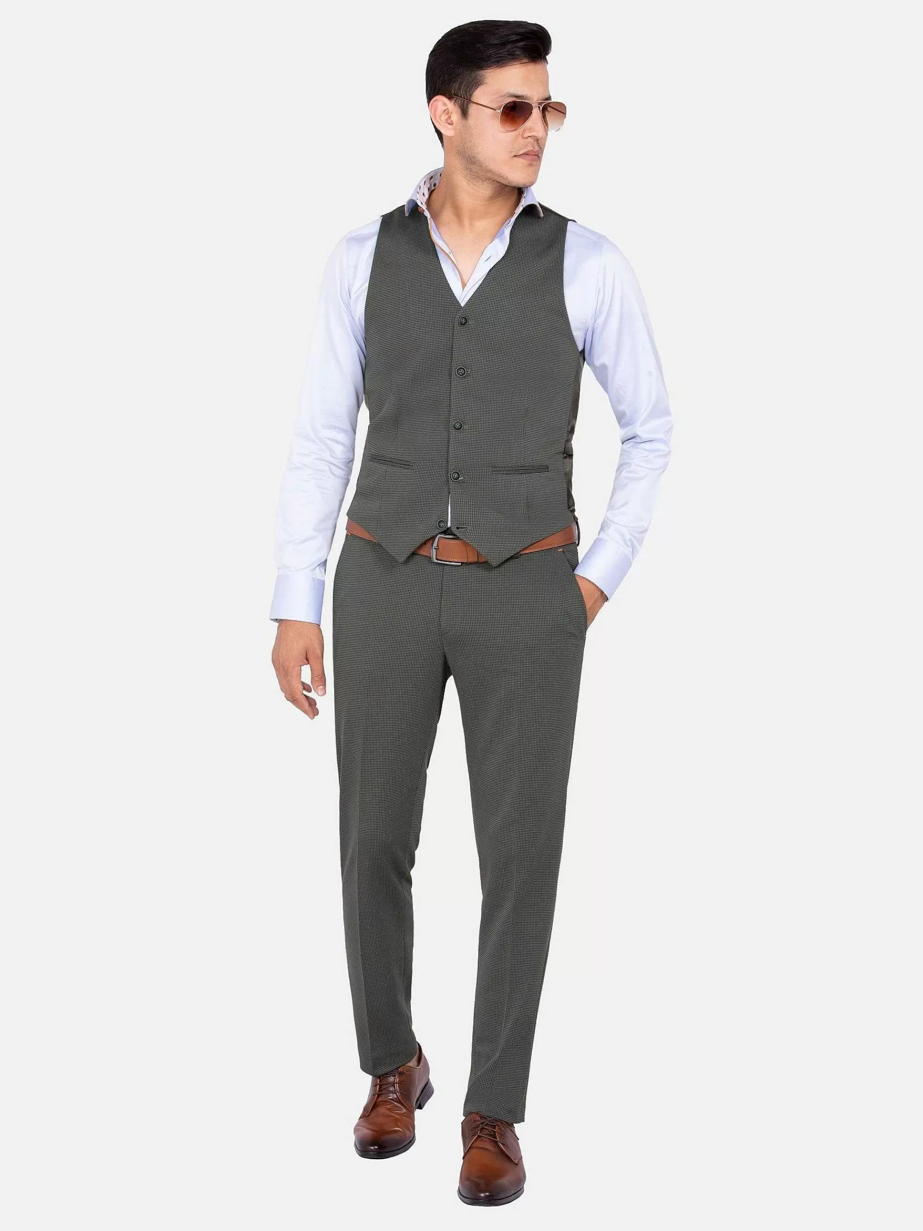Wam Denim Pantalons<Pantalon 72197 Leizerel Khaki