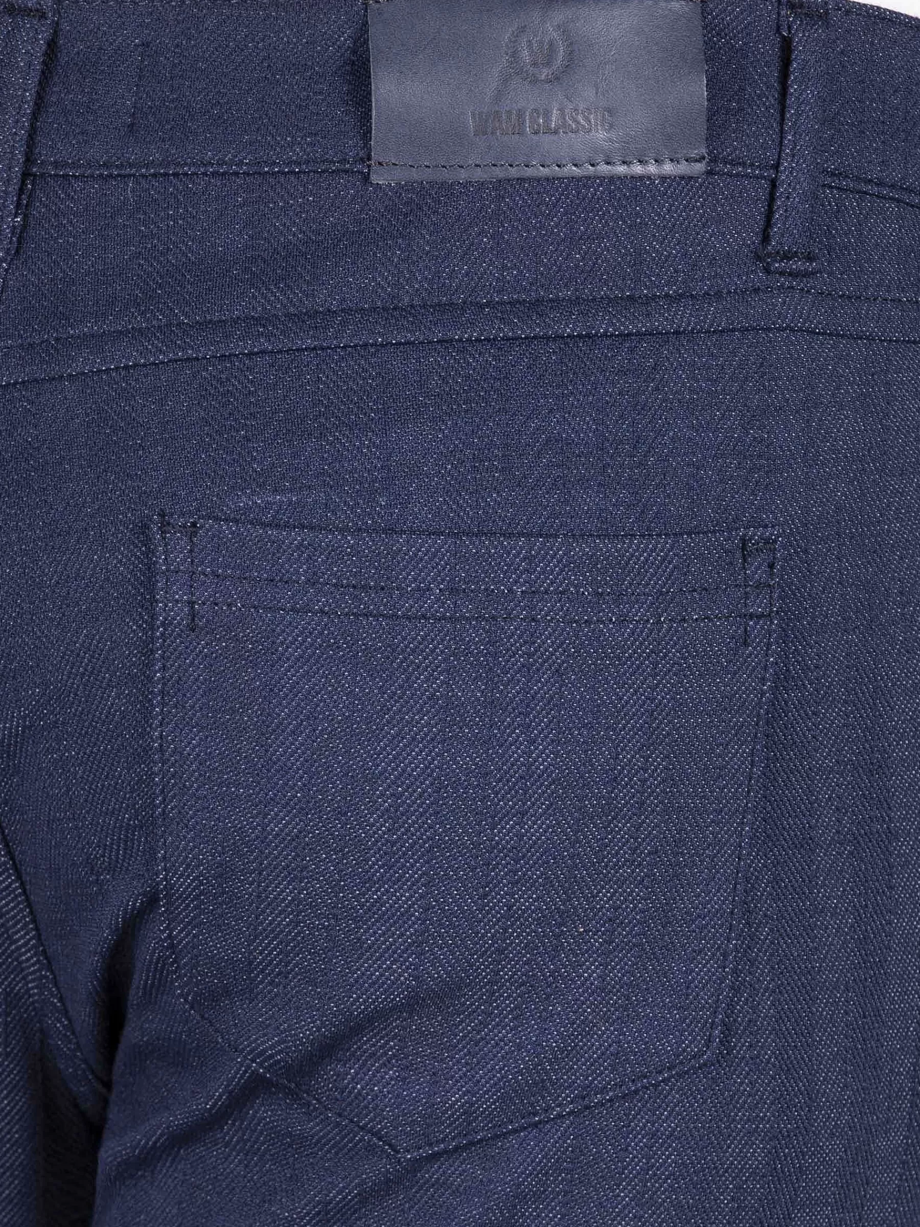 Wam Denim Pantalons<Pantalon 72324 Moos Navy