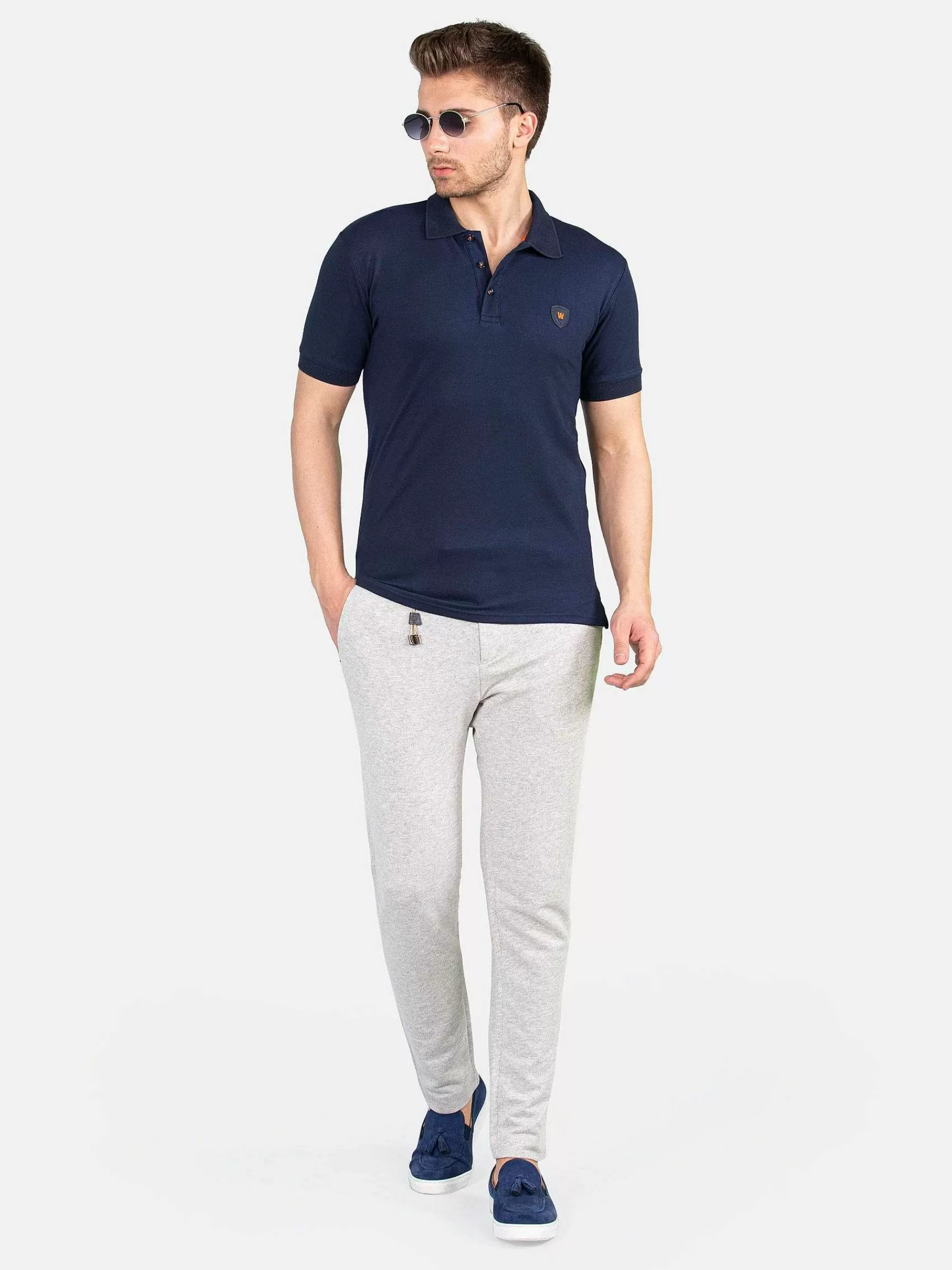 Wam Denim Pantalons<Pantalon 82111 Acel Grey