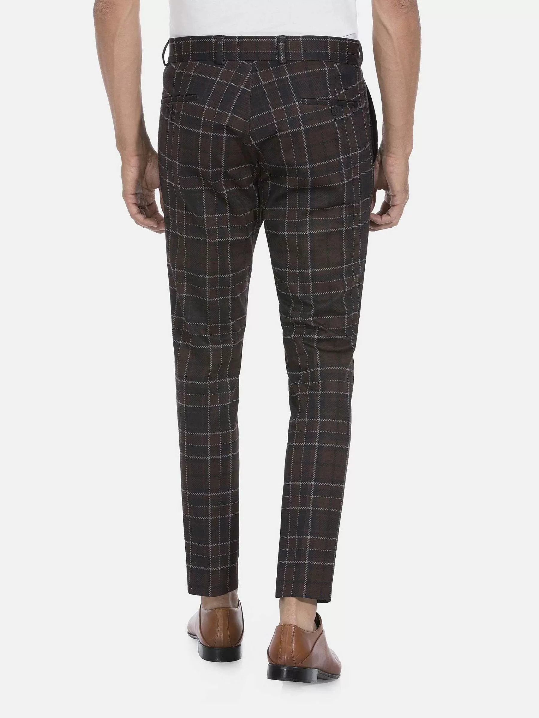 Wam Denim Pantalons<Pantalon 82151 Aleon Brown Navy
