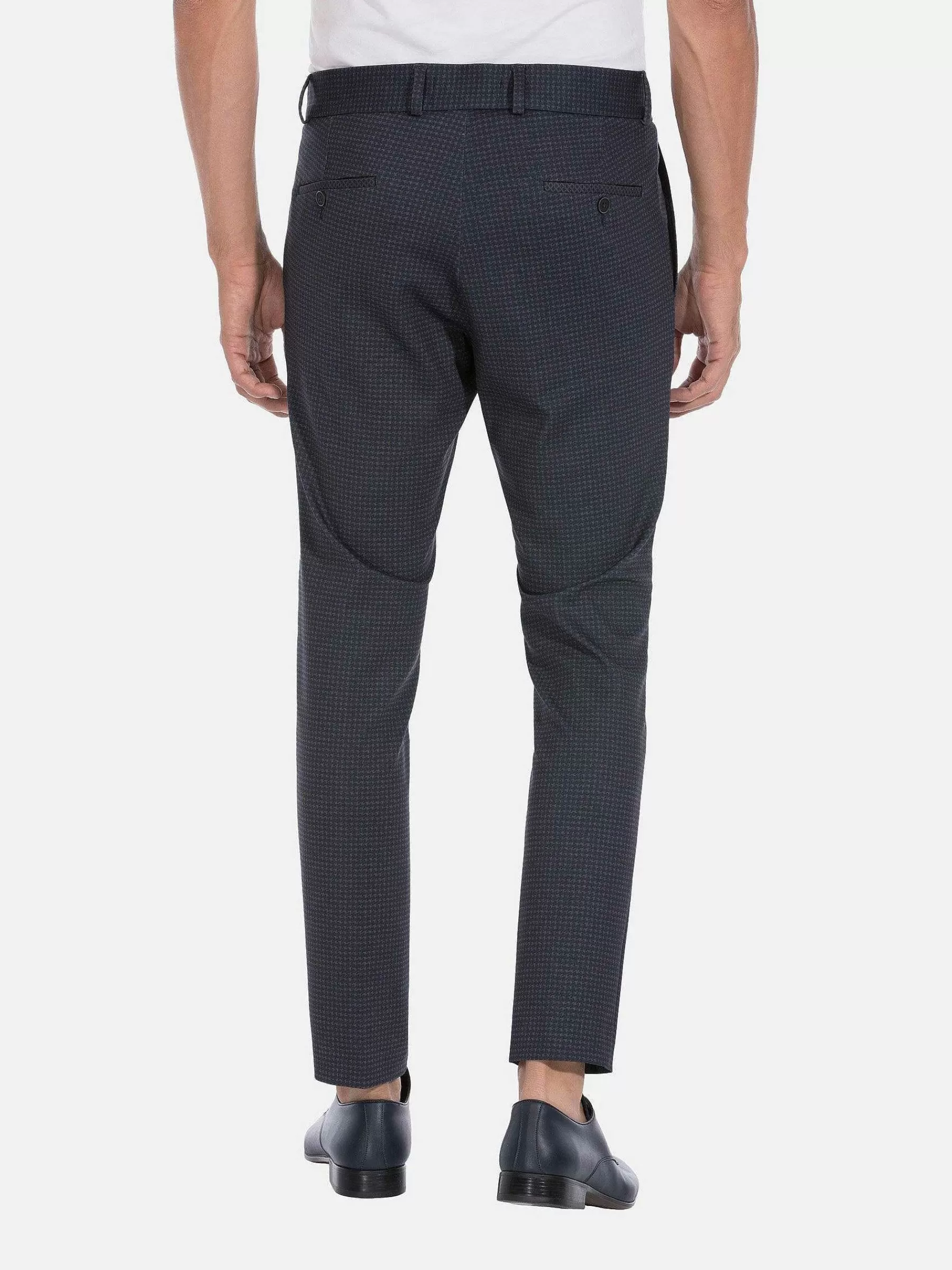 Wam Denim Pantalons<Pantalon 82151 Aleon Navy Grey