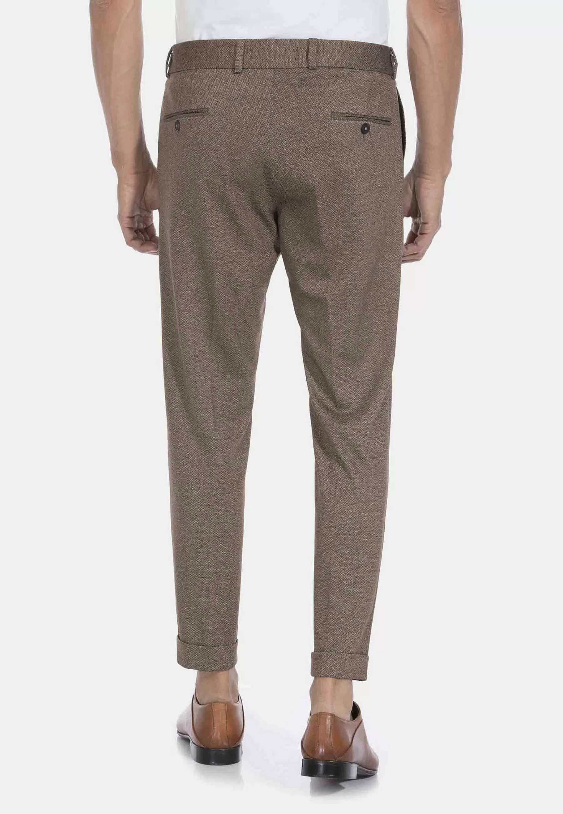 Wam Denim Pantalons<Pantalon 82155 Aubin Light Brown