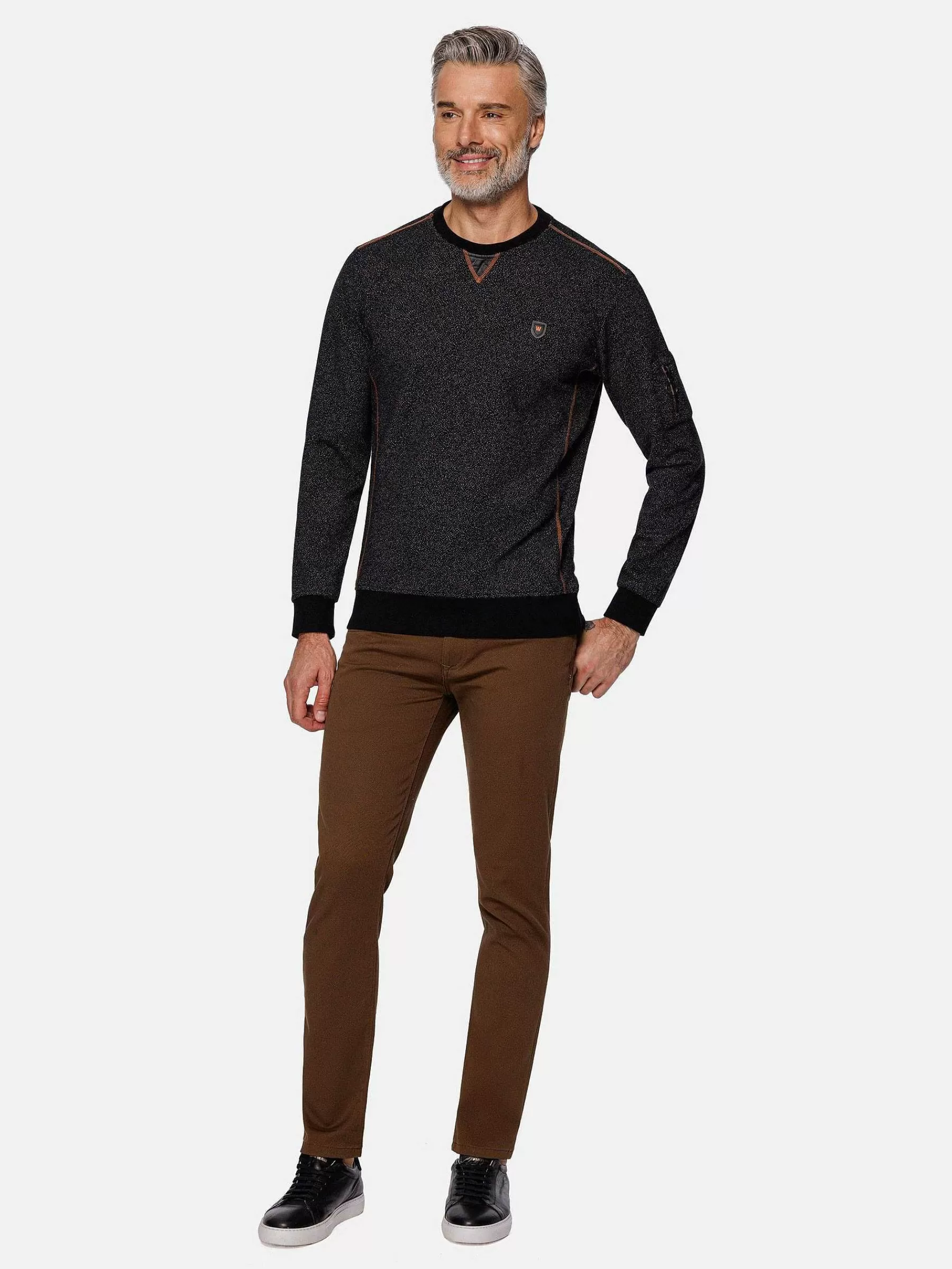 Wam Denim Sweaters<Phonix Crewneck Black Sweater