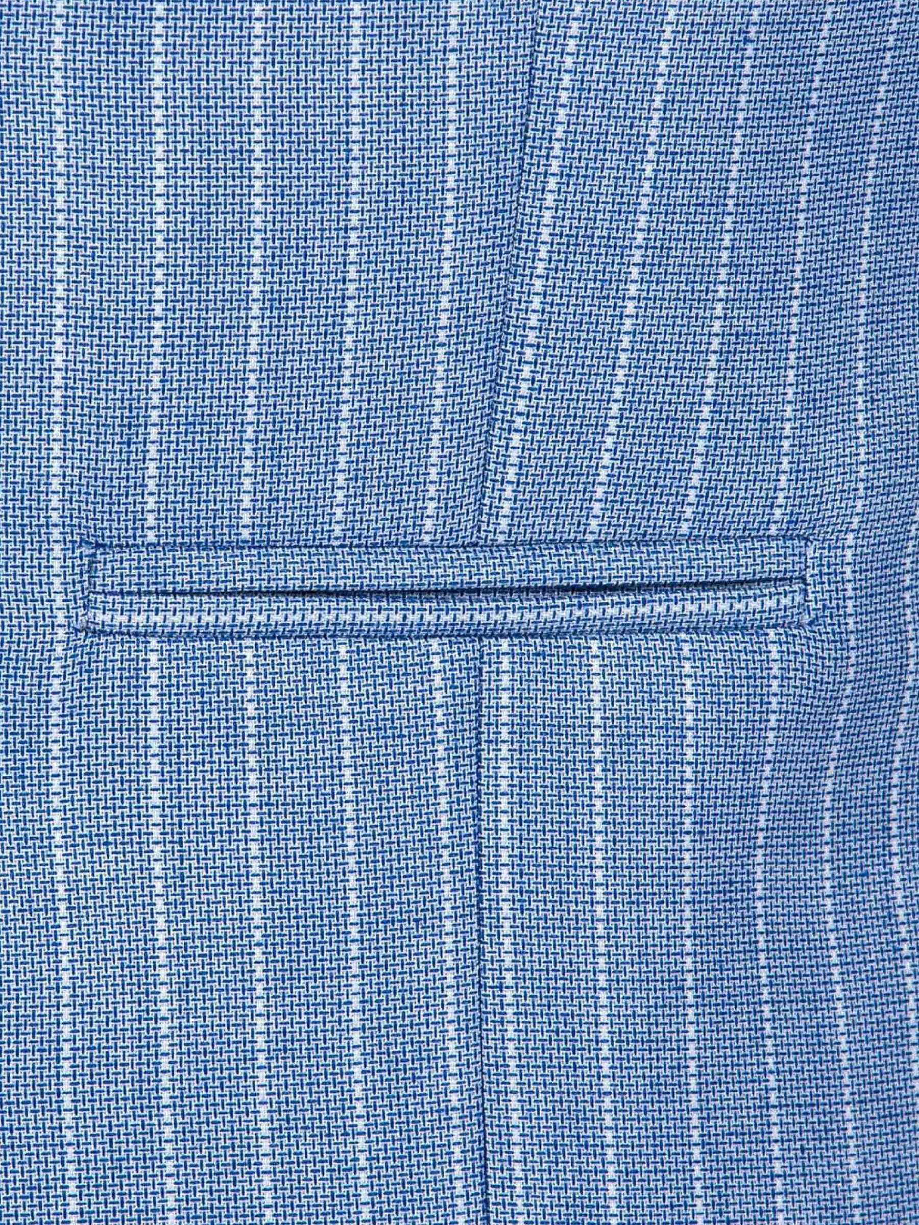 Wam Denim Gilets<Plaid Vest 70048 Pelagie Islands Blue