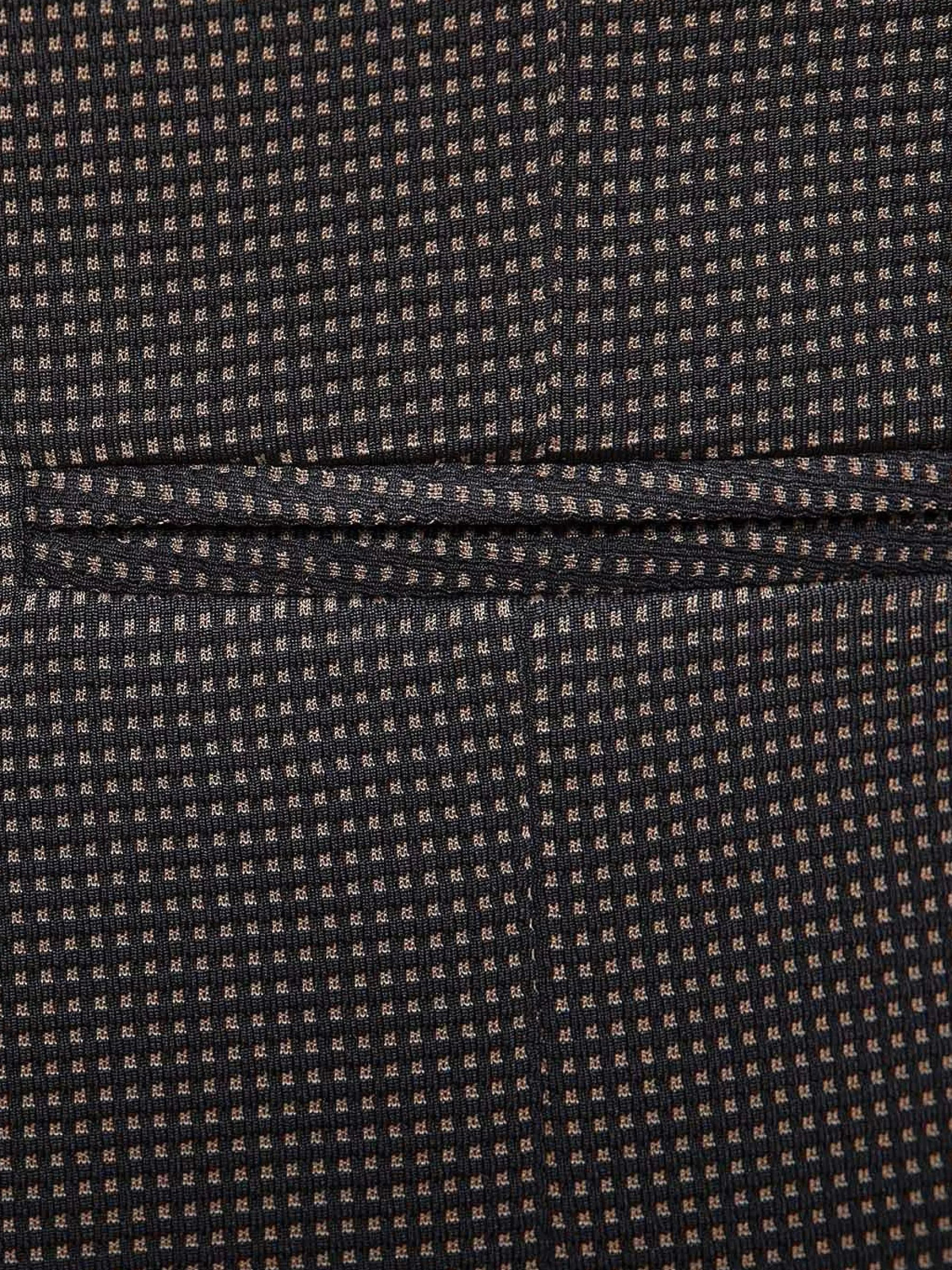 Wam Denim Gilets<Plaid Vest Trieste 74094 Black Brown