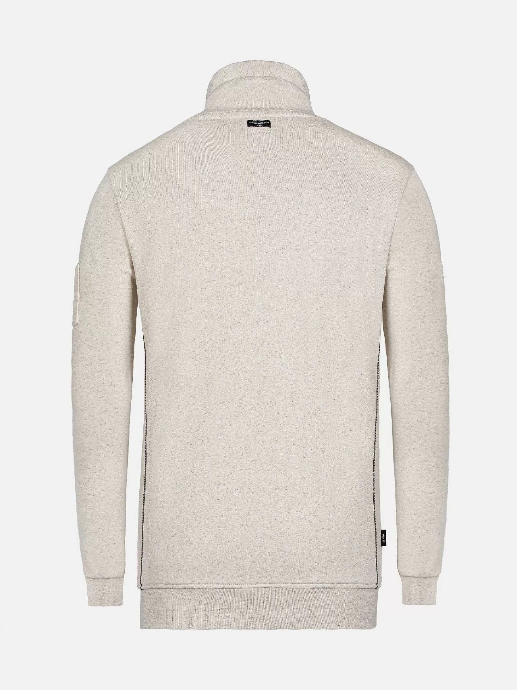 Wam Denim Sweaters<Quasar Mock Neck Beige Sweater