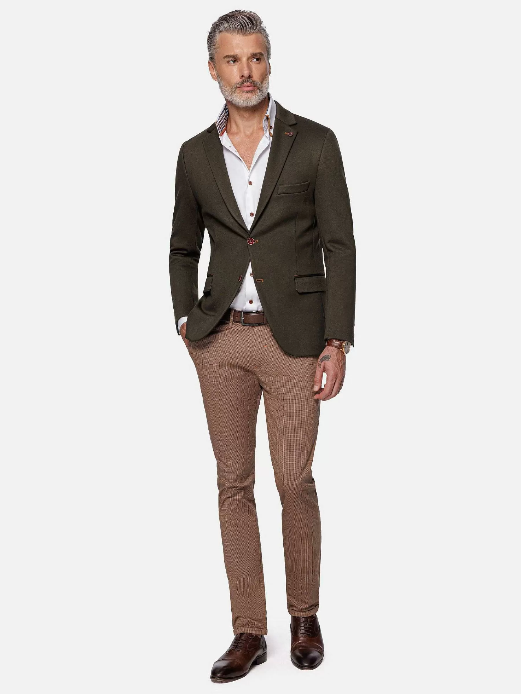Wam Denim Colberts<Relaxed Slim Fit Monarch Khaki Colbert