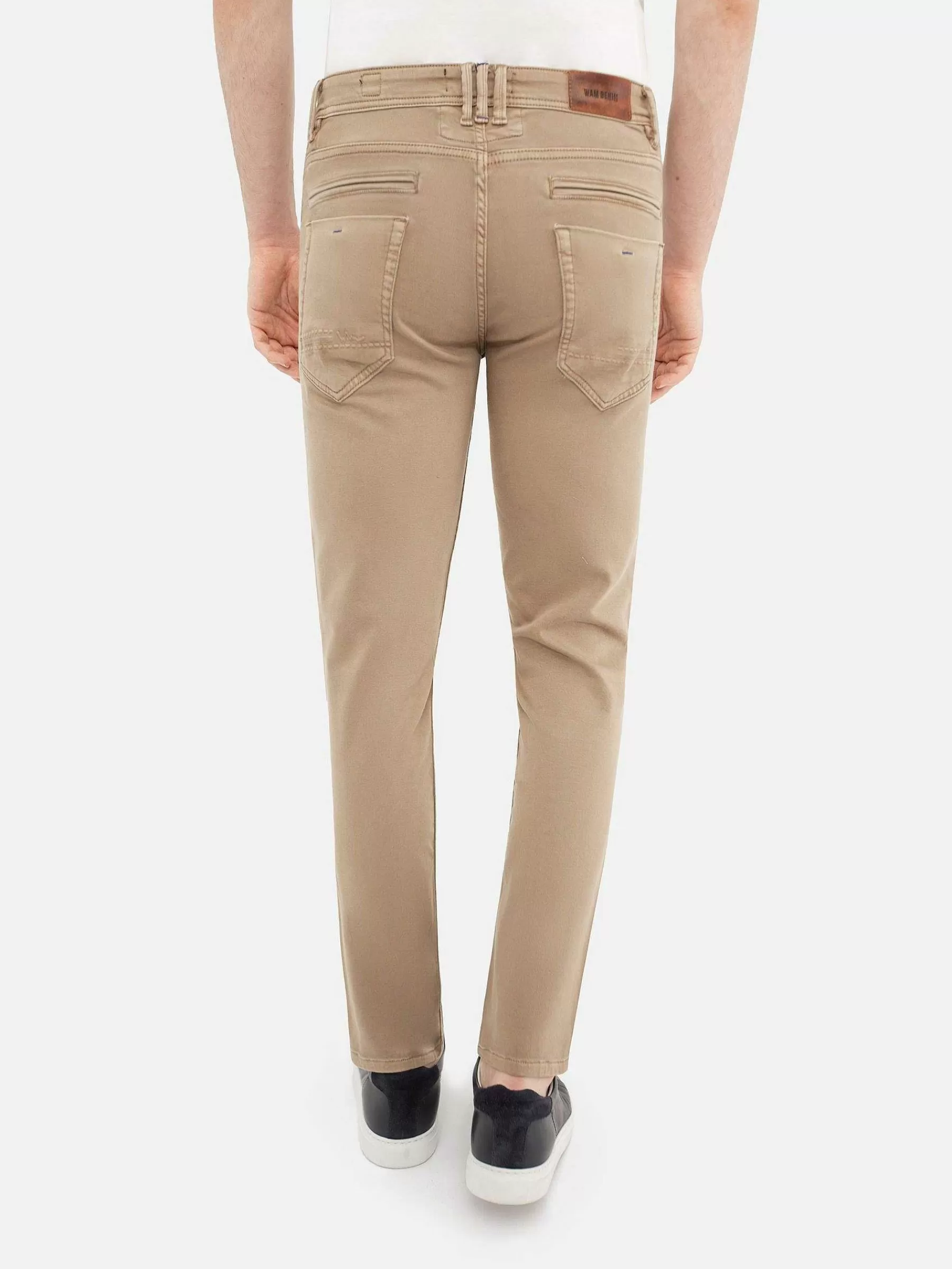 Wam Denim Jeans<Sahara Button Closure Light Beige Jeans