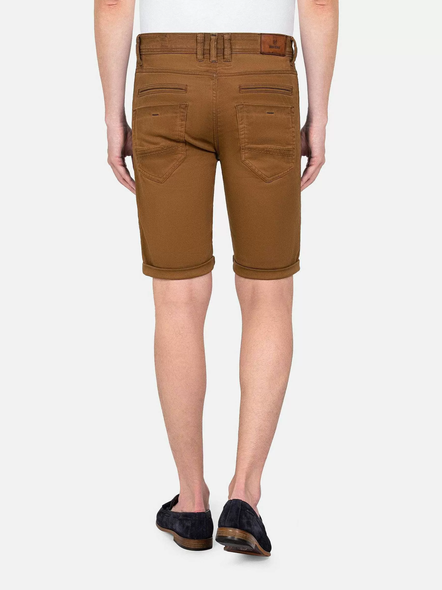 Wam Denim Shorts<Sampson Beige Slim Fit Denim Korte Broek