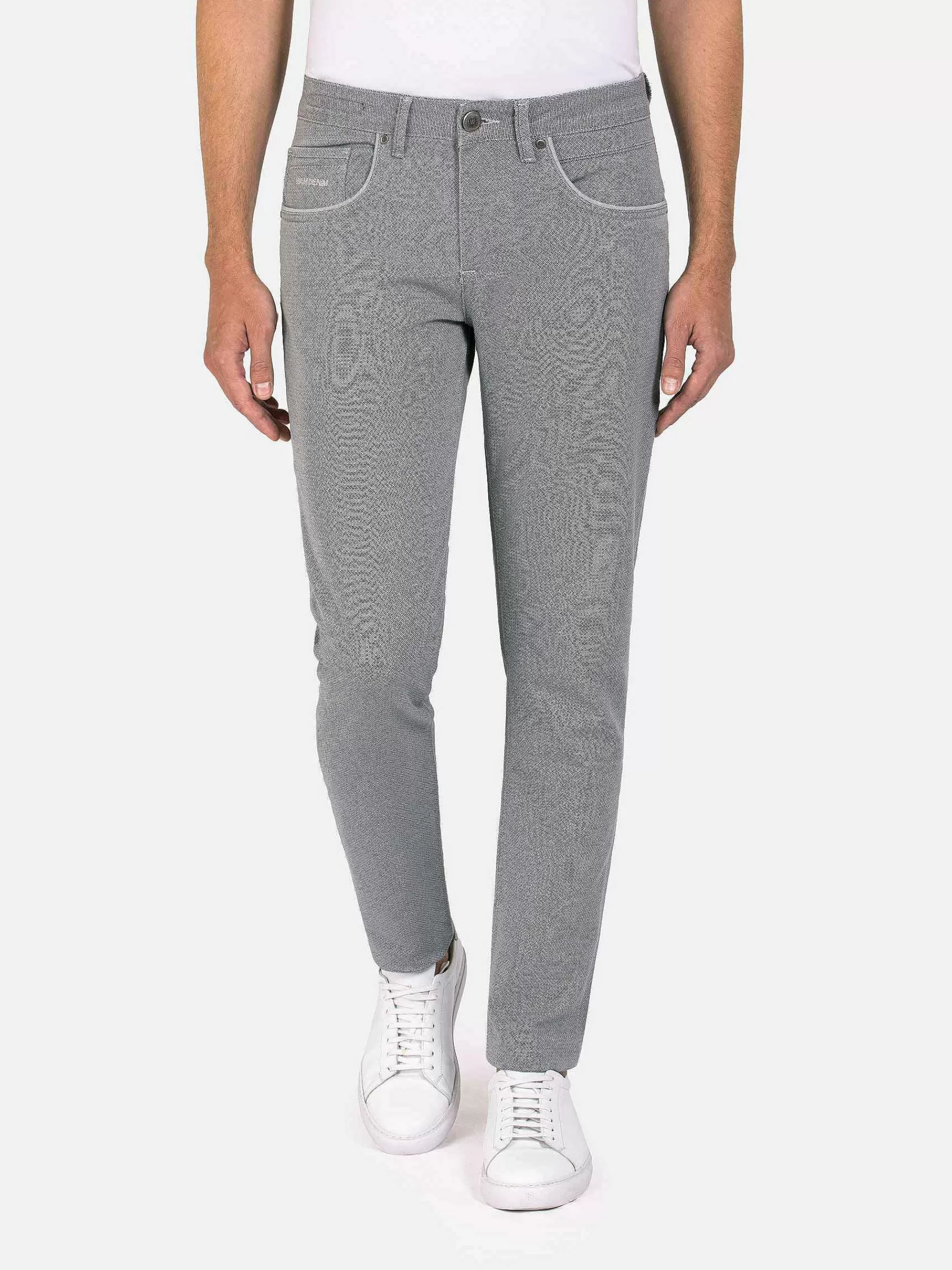 Wam Denim Jeans<Santiago Slim Fit Textured Grey Jeans
