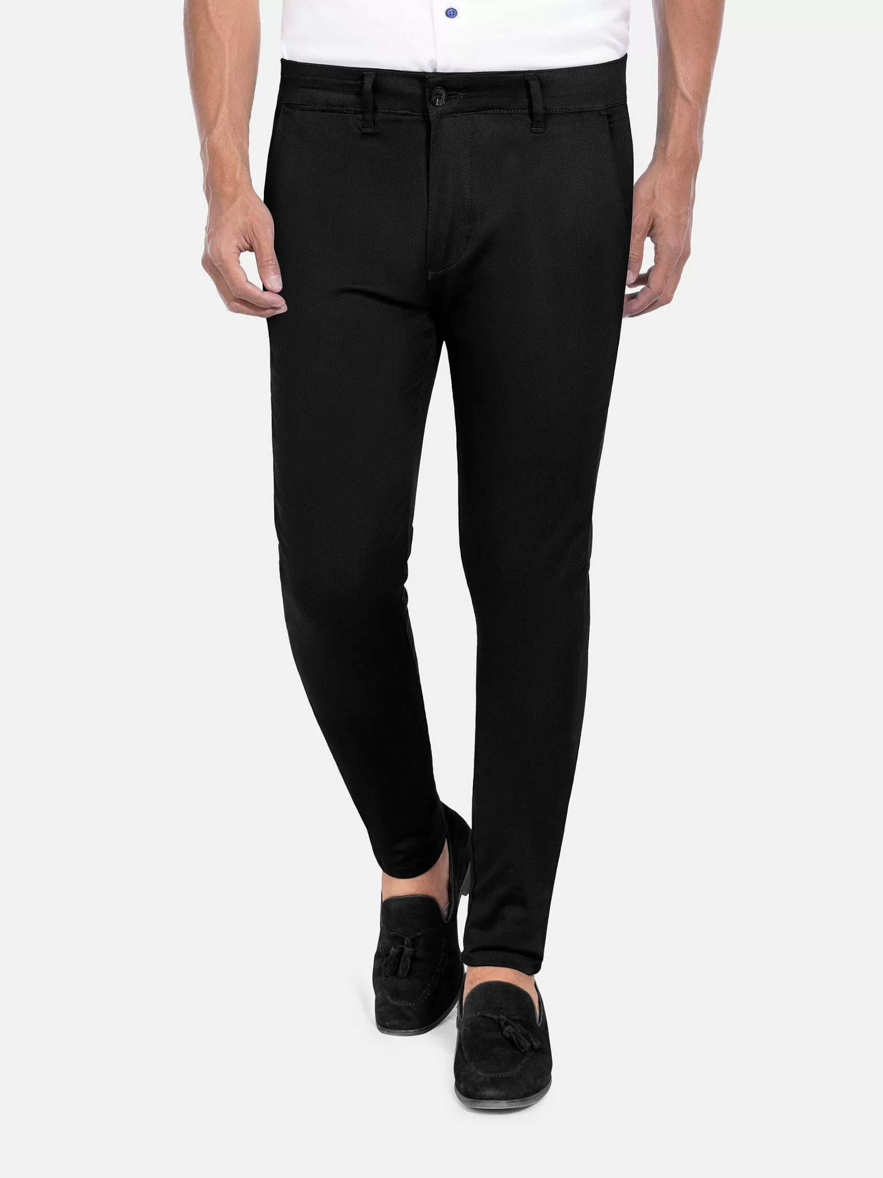 Wam Denim Chino'S<Scarlet Slim Fit Black Chino