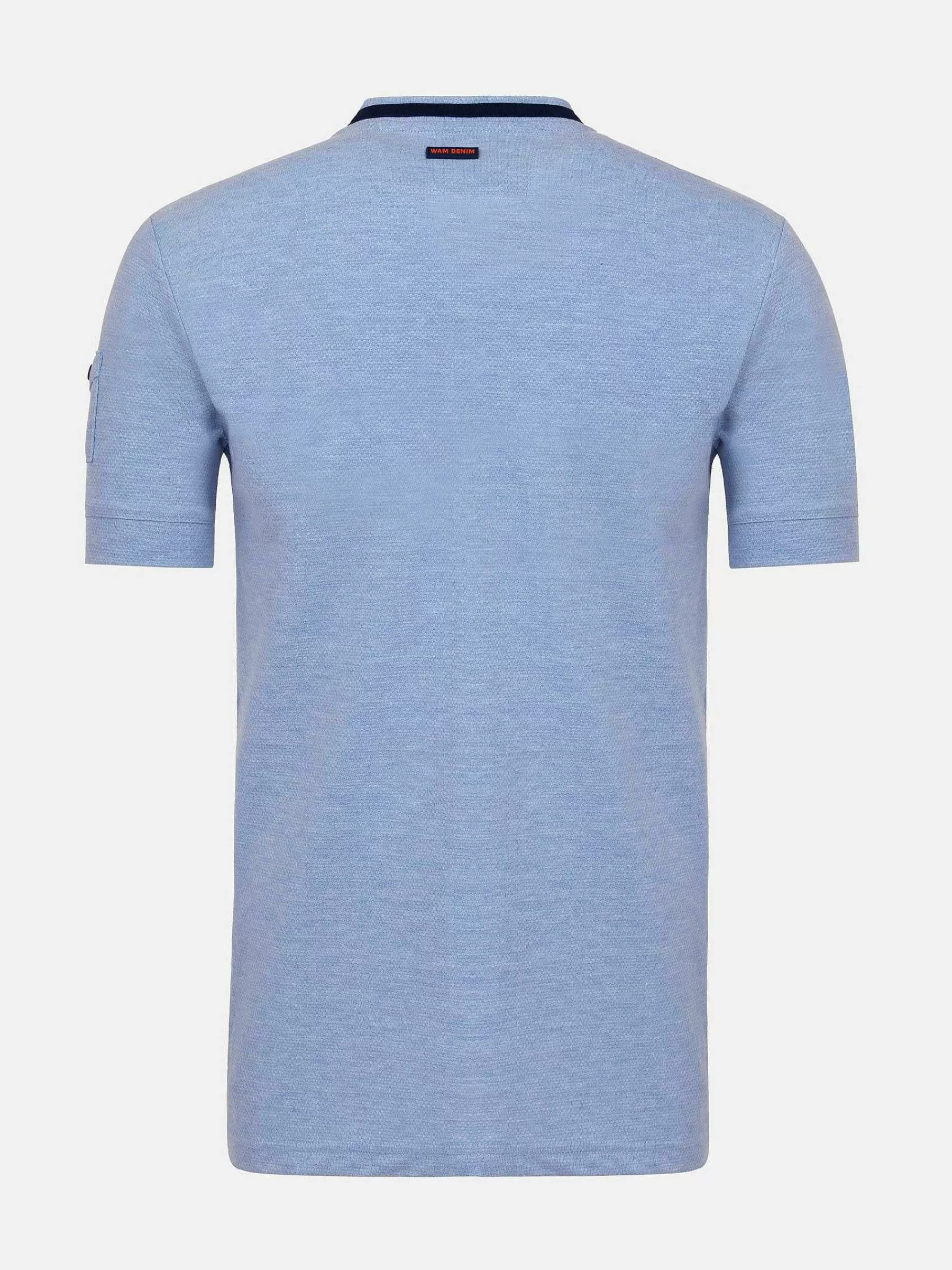 Wam Denim T-Shirts<Schiltach Slim Fit Stretched Blue T-Shirt