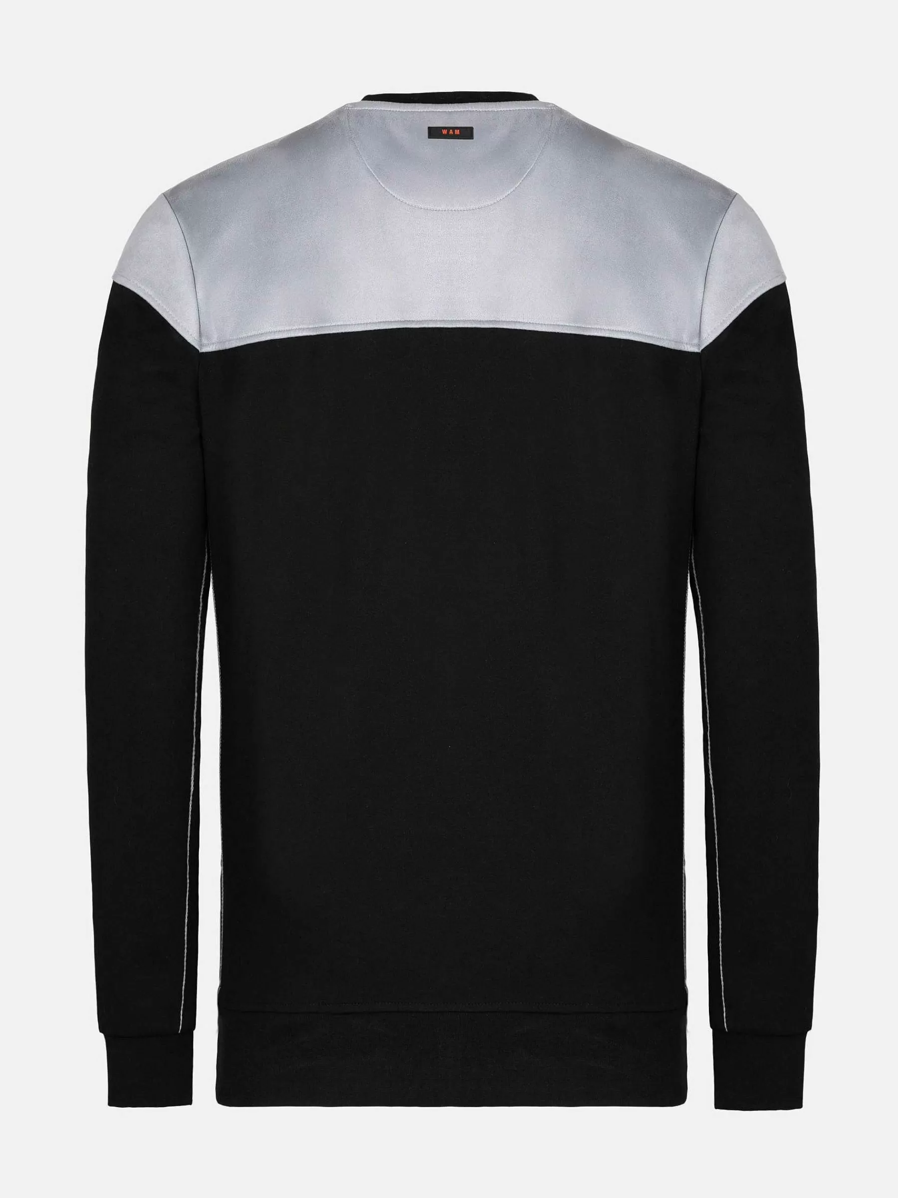 Wam Denim Sweaters<Sedona Round-Neck Grey Black Sweater