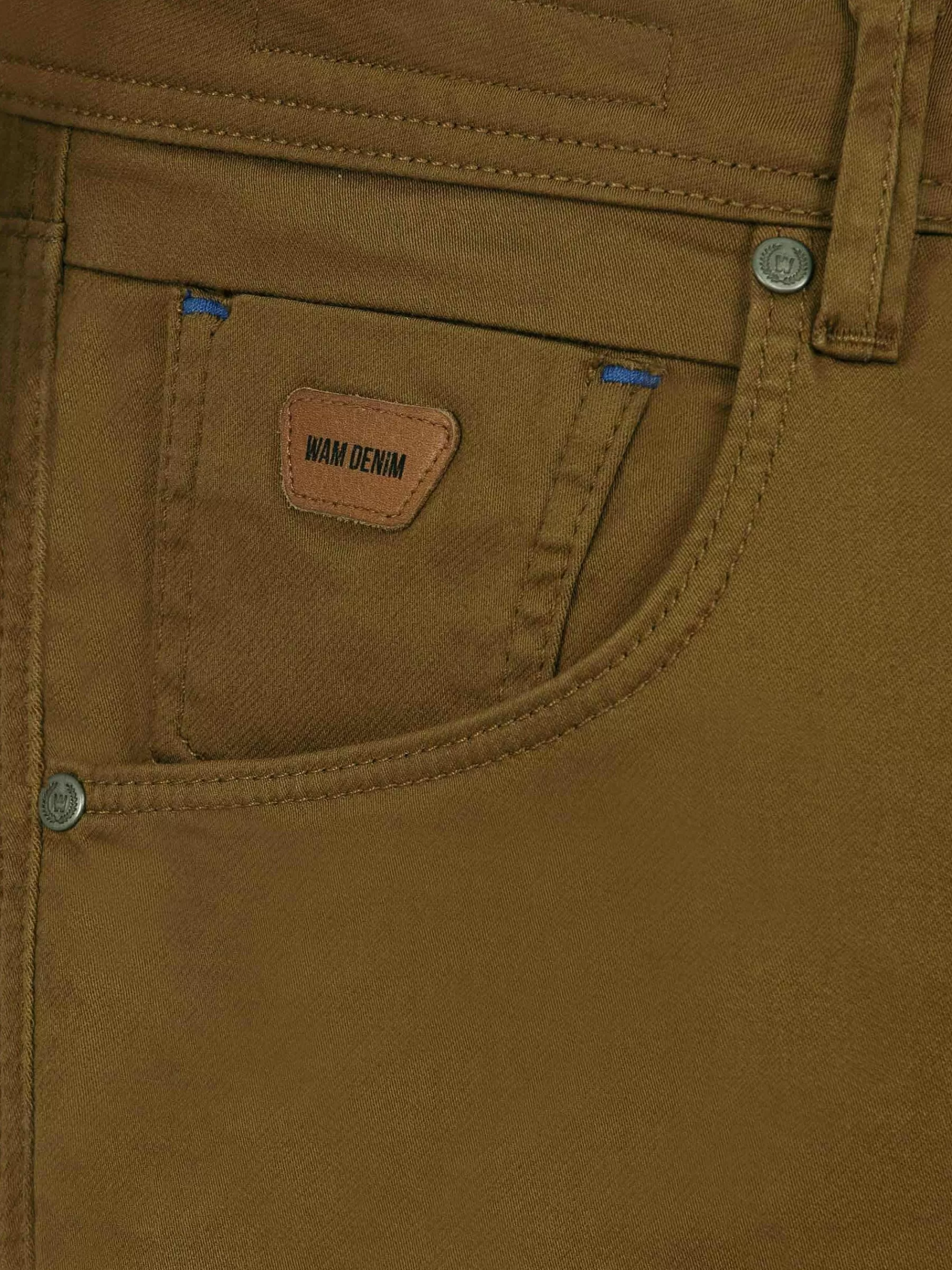 Wam Denim Jeans<Serengeti Stretchy Slim Fit Dark Beige Jeans