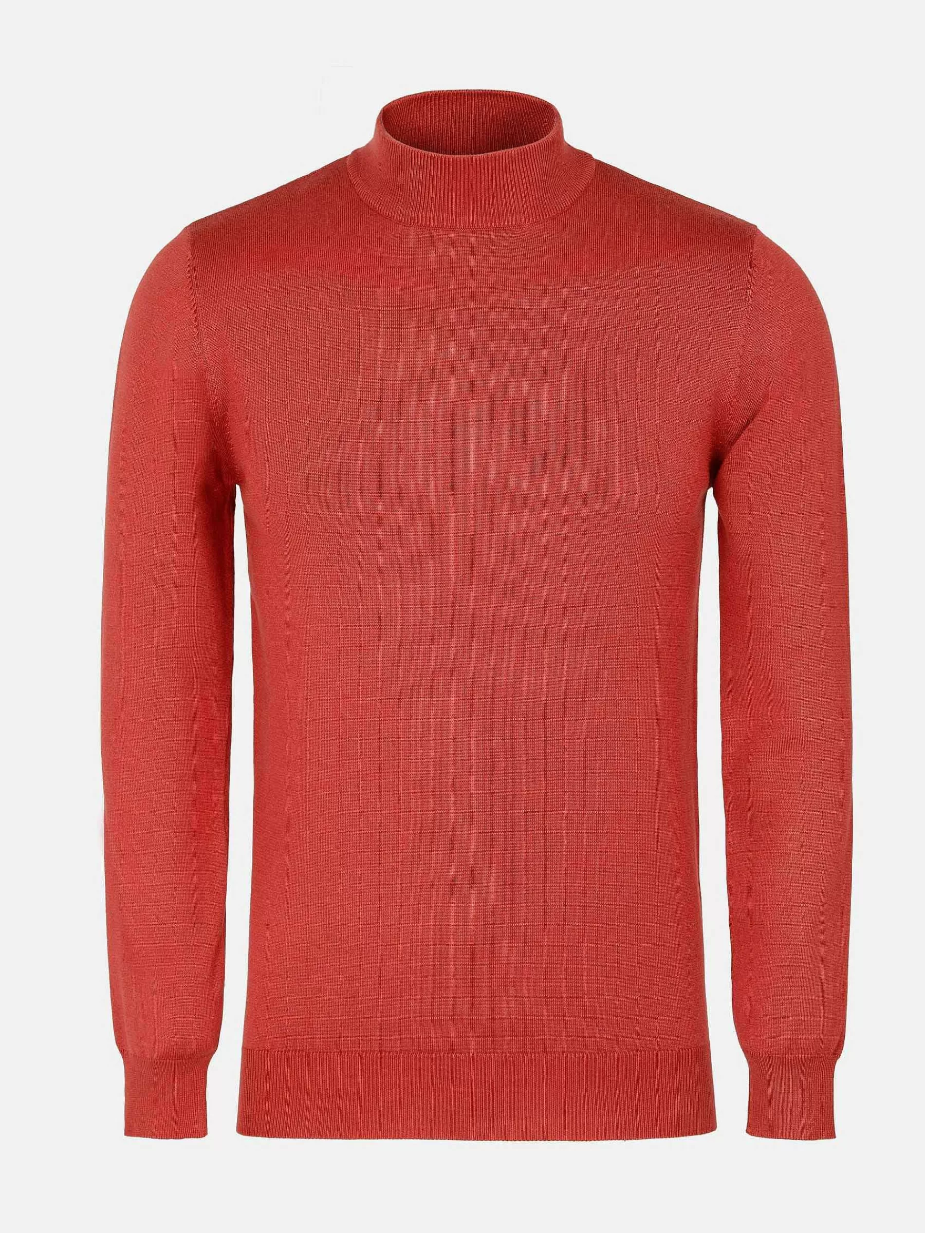 Wam Denim Sweaters<Siena Round-Necked Dark Orange Sweater