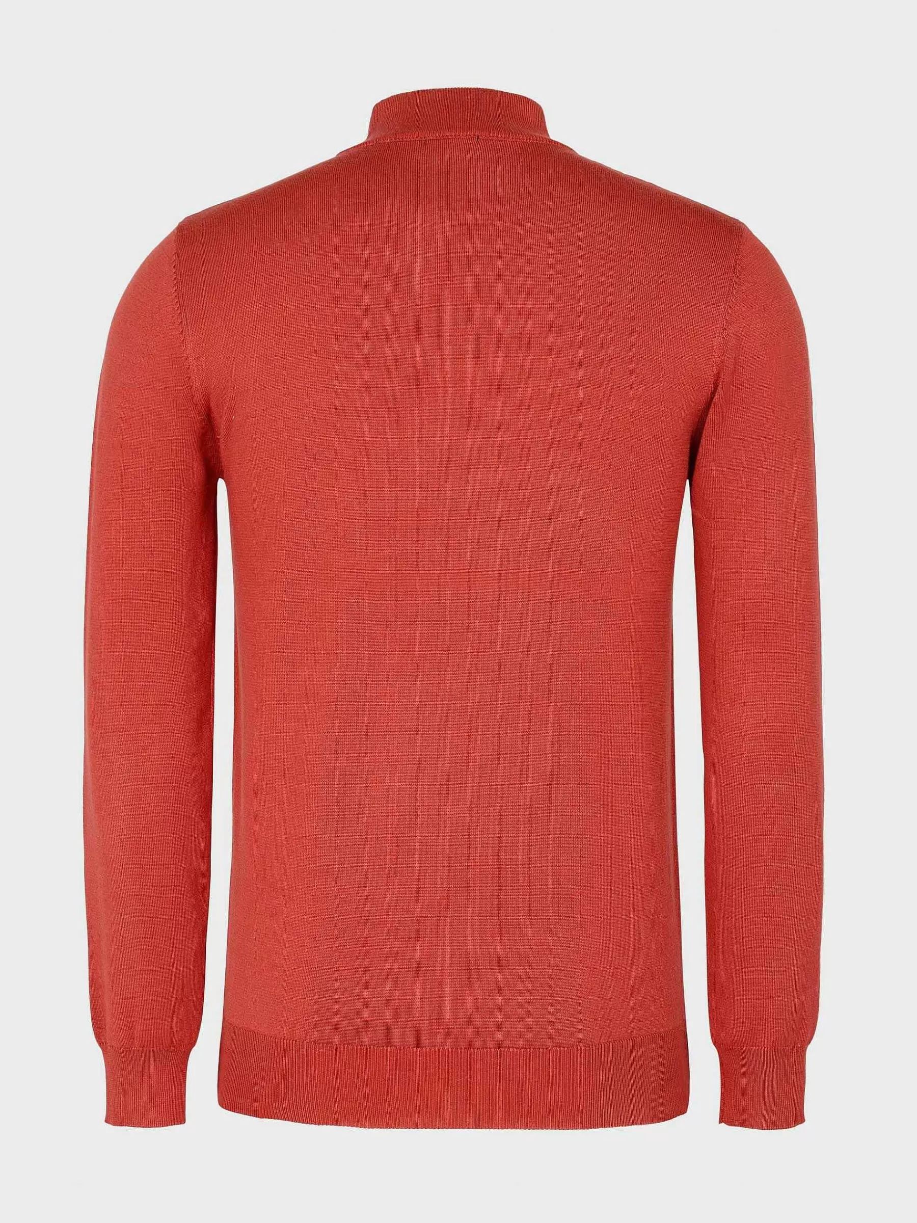 Wam Denim Sweaters<Siena Round-Necked Dark Orange Sweater