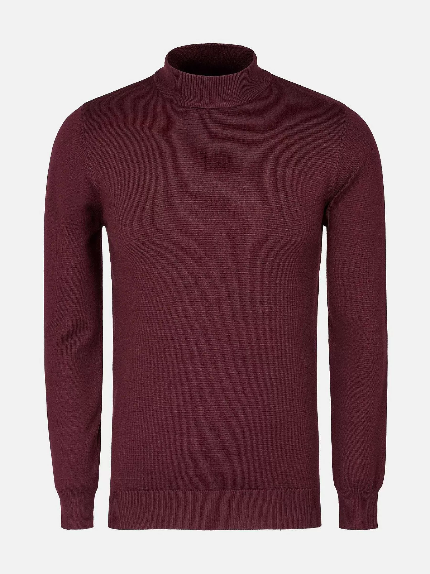Wam Denim Sweaters<Siena Round-Necked Dark Red Sweater