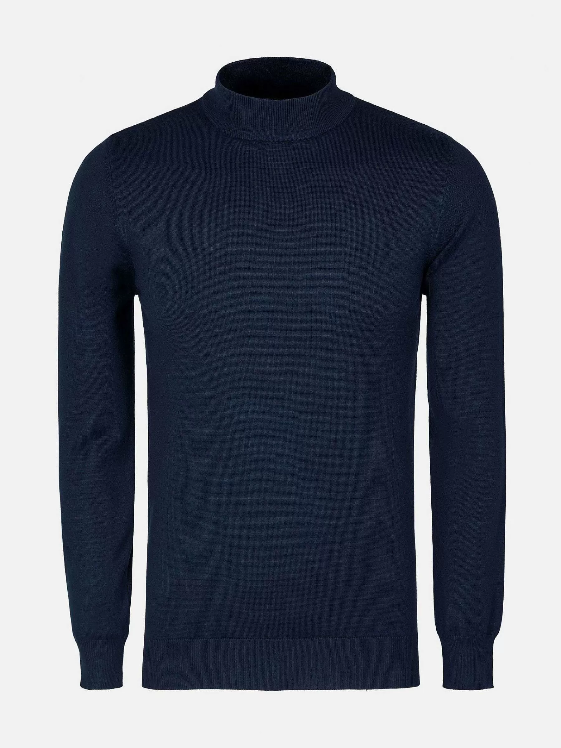 Wam Denim Sweaters<Siena Round-Necked Navy Sweater
