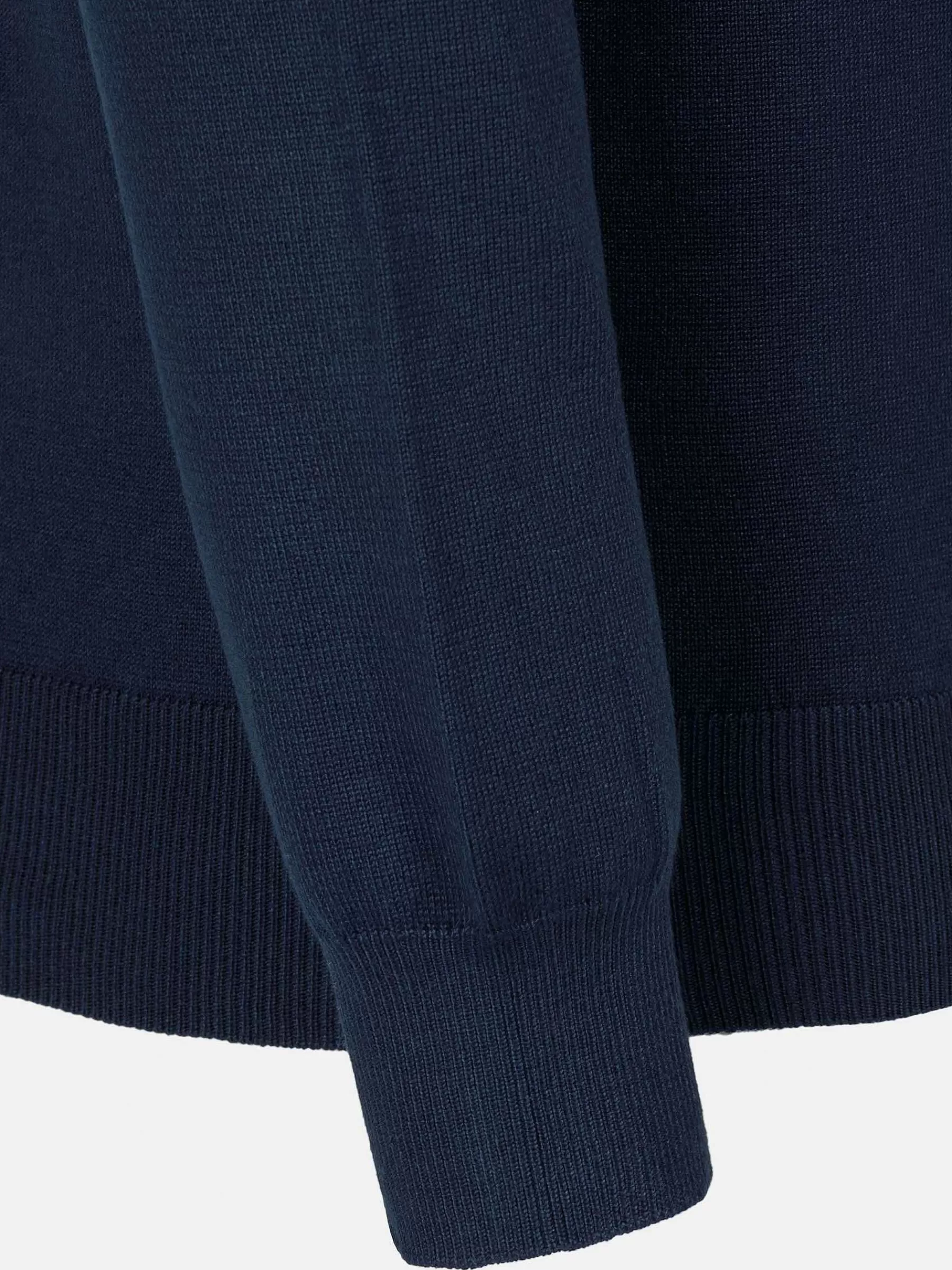 Wam Denim Sweaters<Siena Round-Necked Navy Sweater