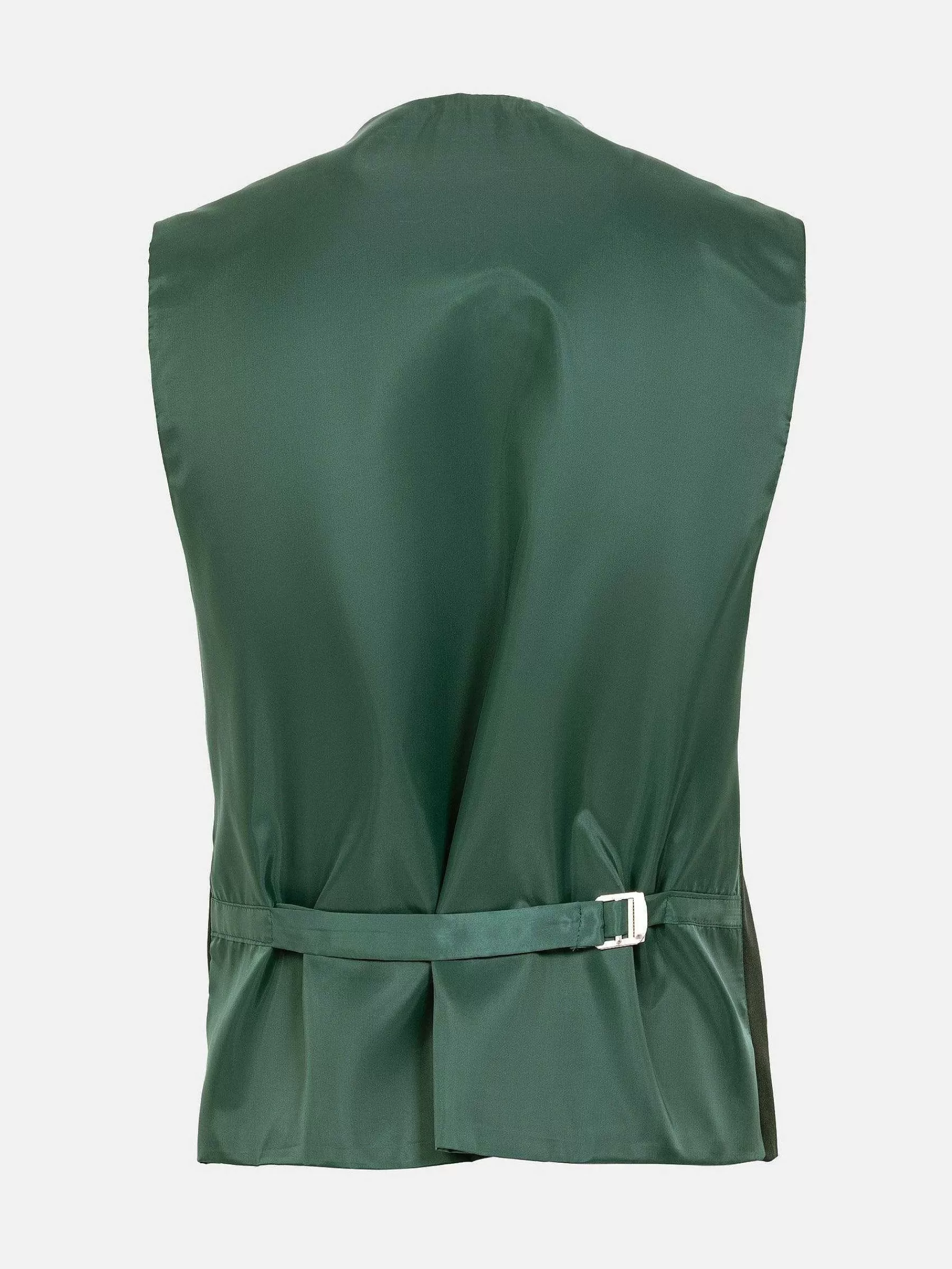 Wam Denim Gilets<Slim Fit Textured Green Gilet