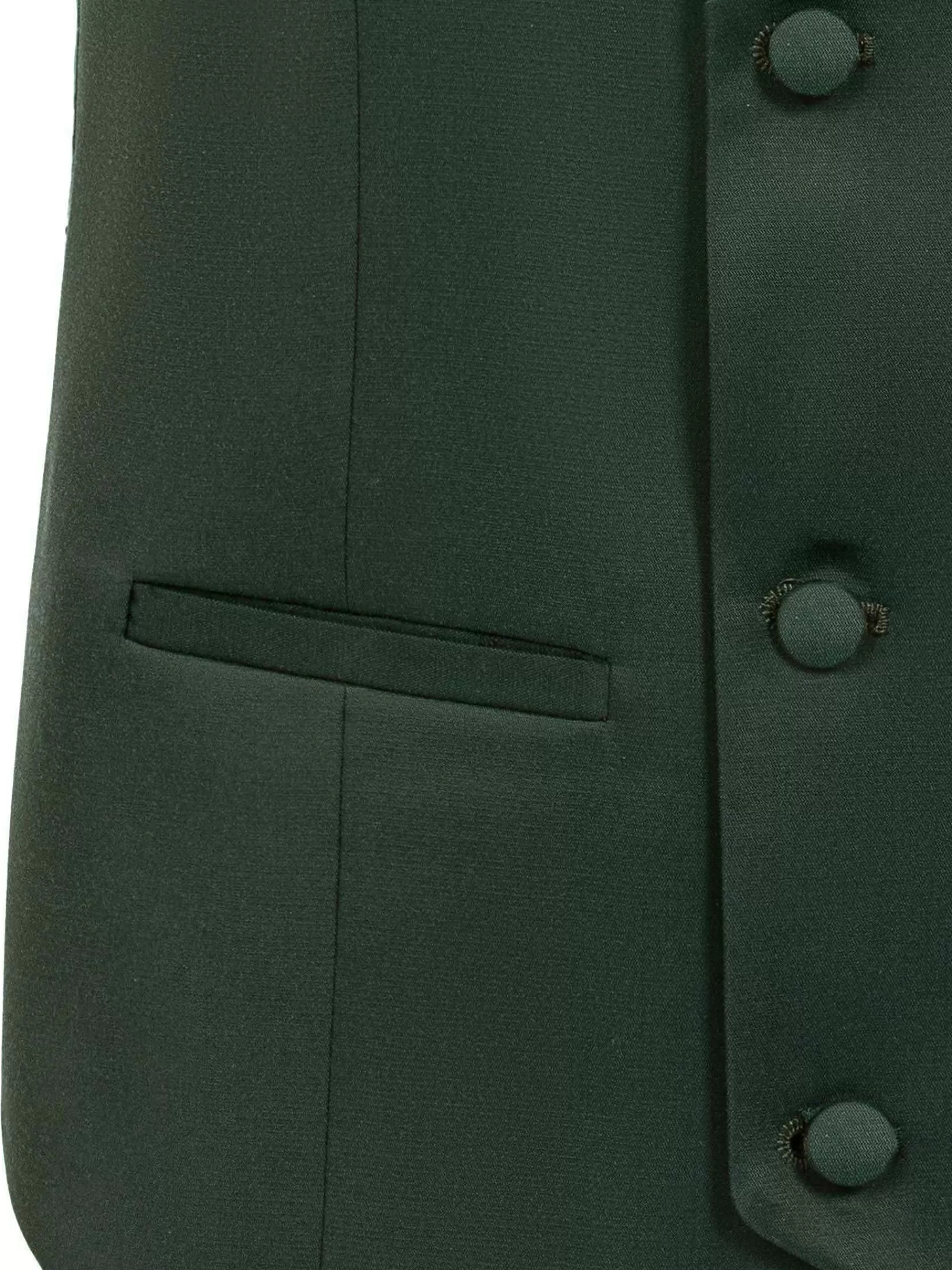 Wam Denim Gilets<Slim Fit Textured Green Gilet