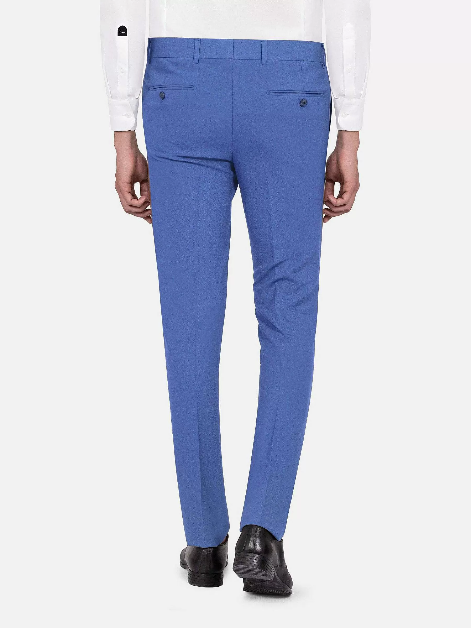 Wam Denim Pantalons<Slim Fit Textured Indigo Pantalon