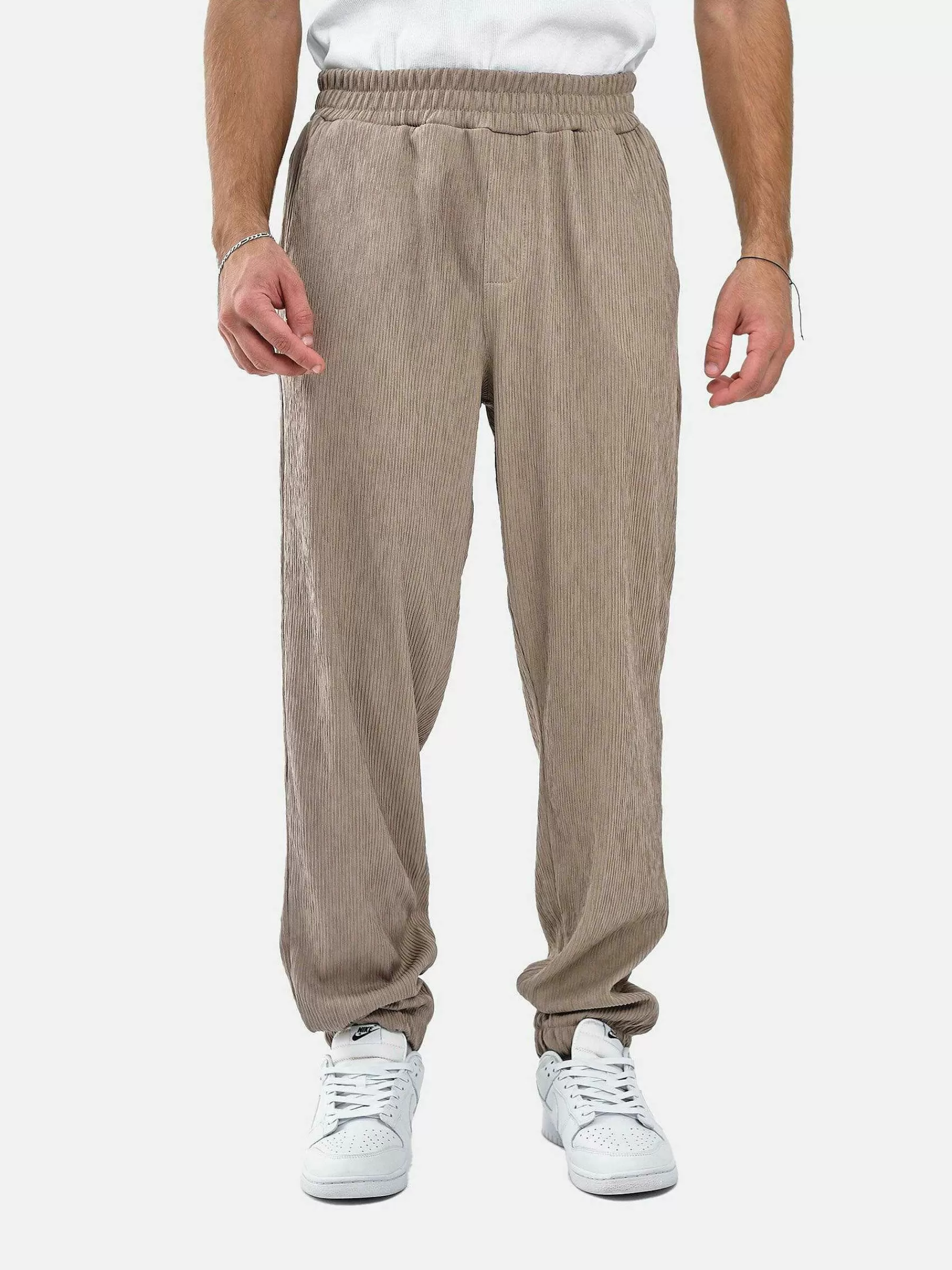 Wam Denim Streetwear<Stefan Beige Trouser