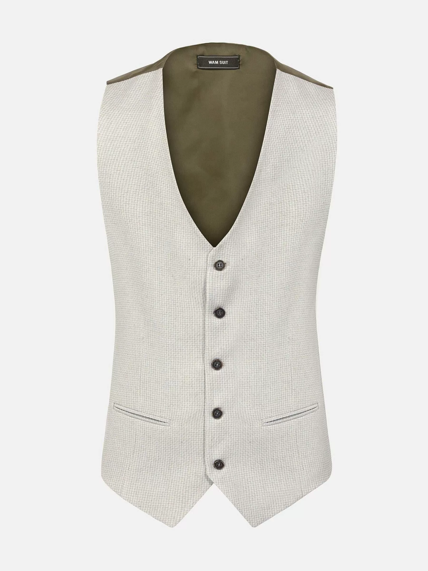 Wam Denim Gilets<Suit Gilet 70113 Nicola Light Grey