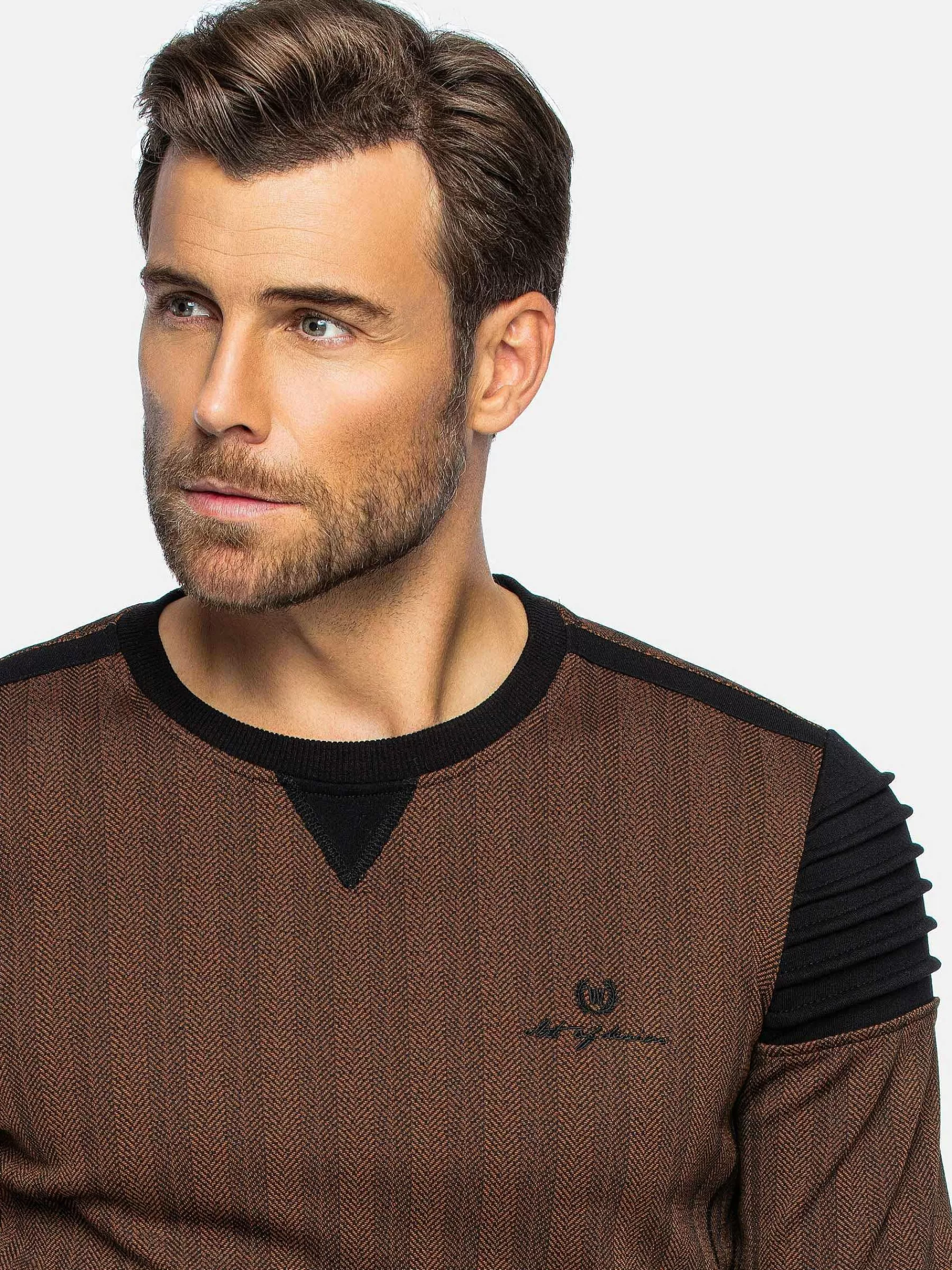 Wam Denim Sweaters<Sweater 76339 Zaire Brown