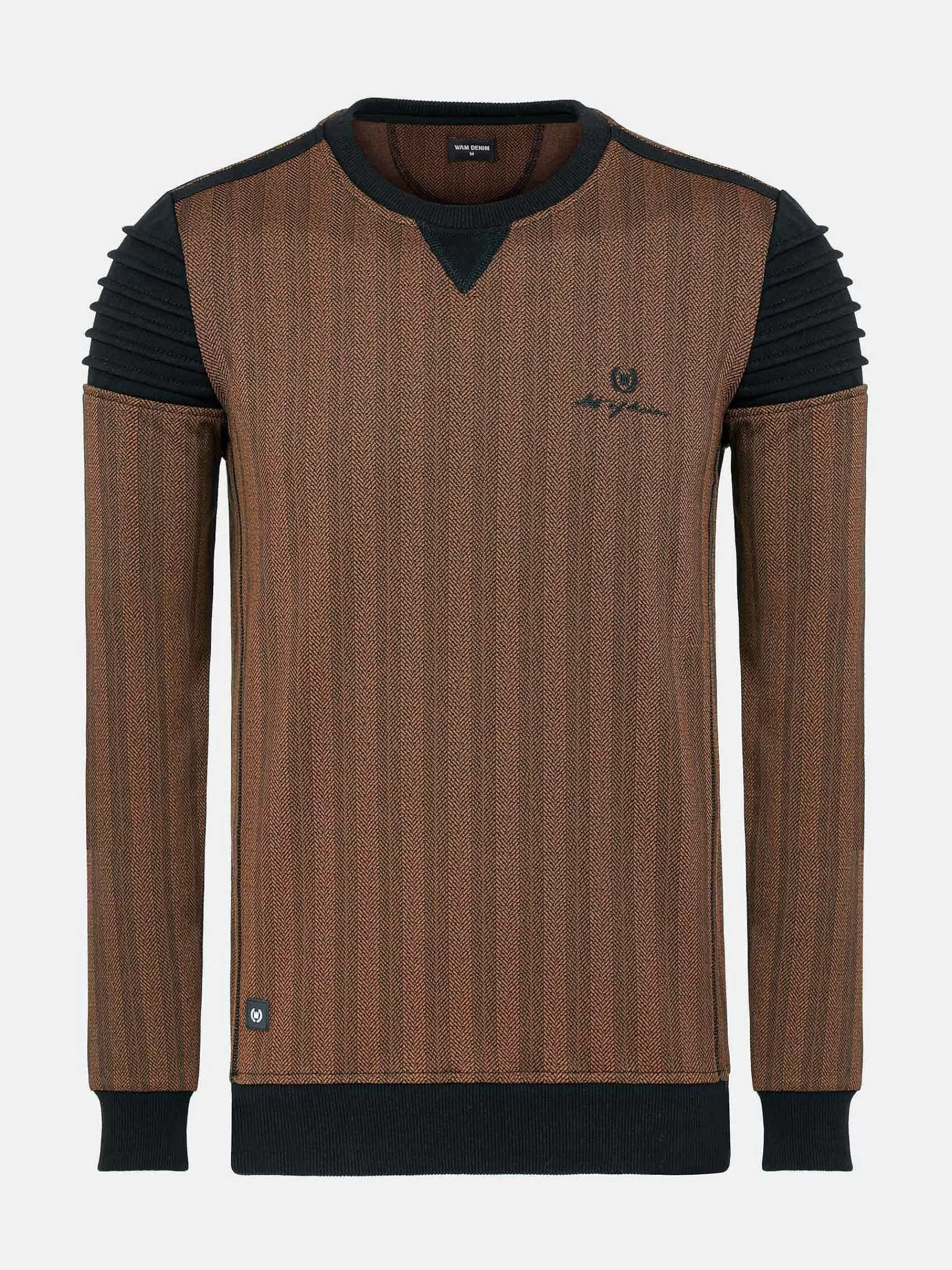 Wam Denim Sweaters<Sweater 76339 Zaire Brown