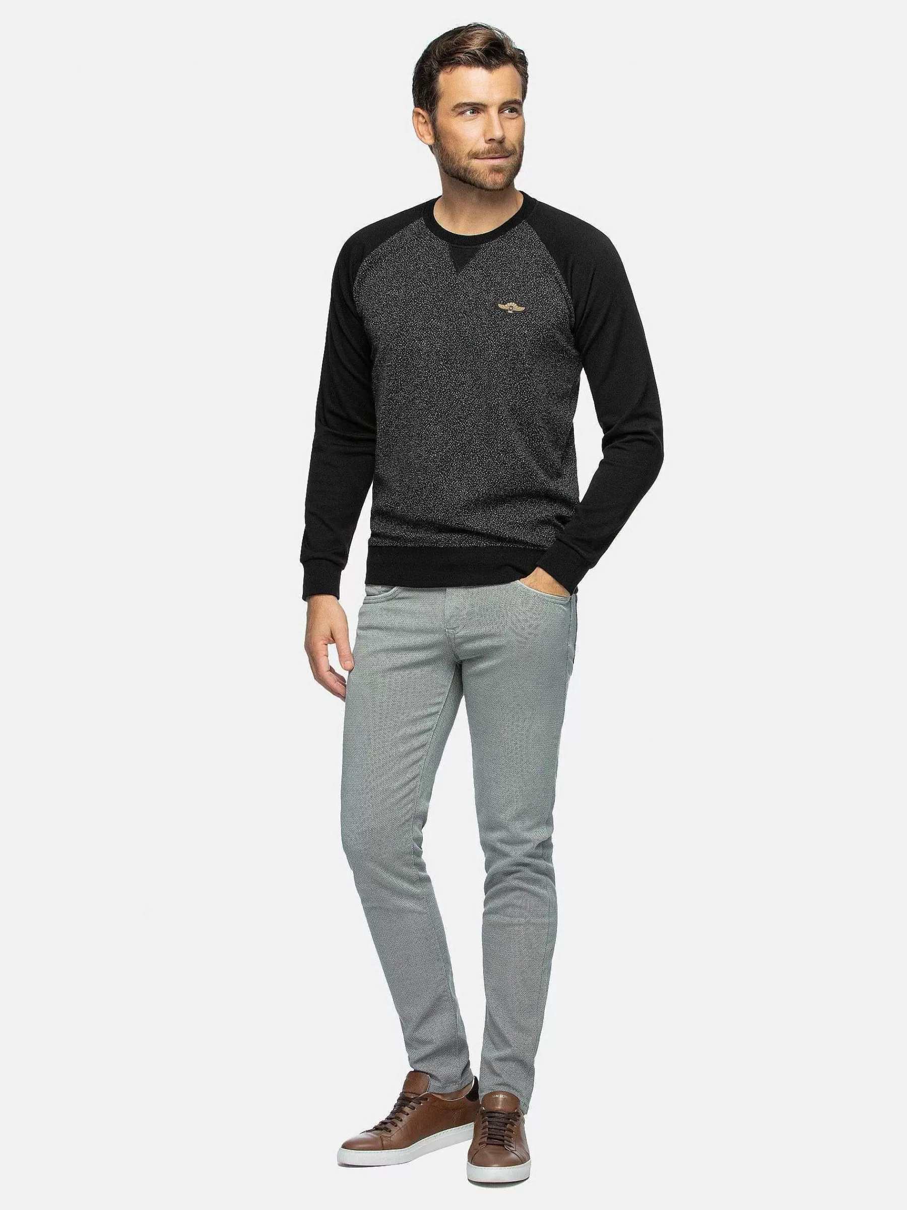 Wam Denim Sweaters<Sweater 76350 Pelada Black