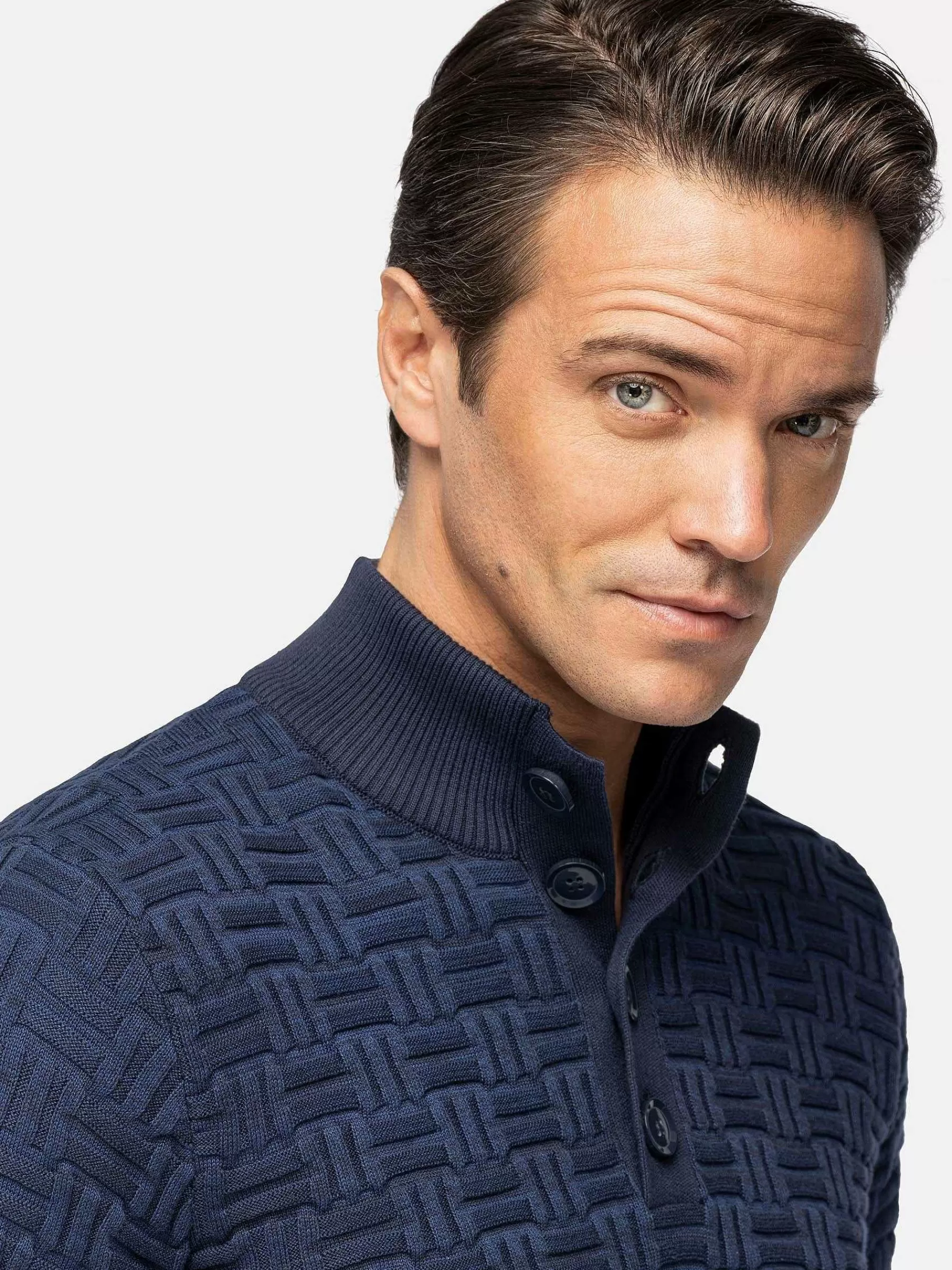 Wam Denim Sweaters<Sweater 76363 Florida Navy