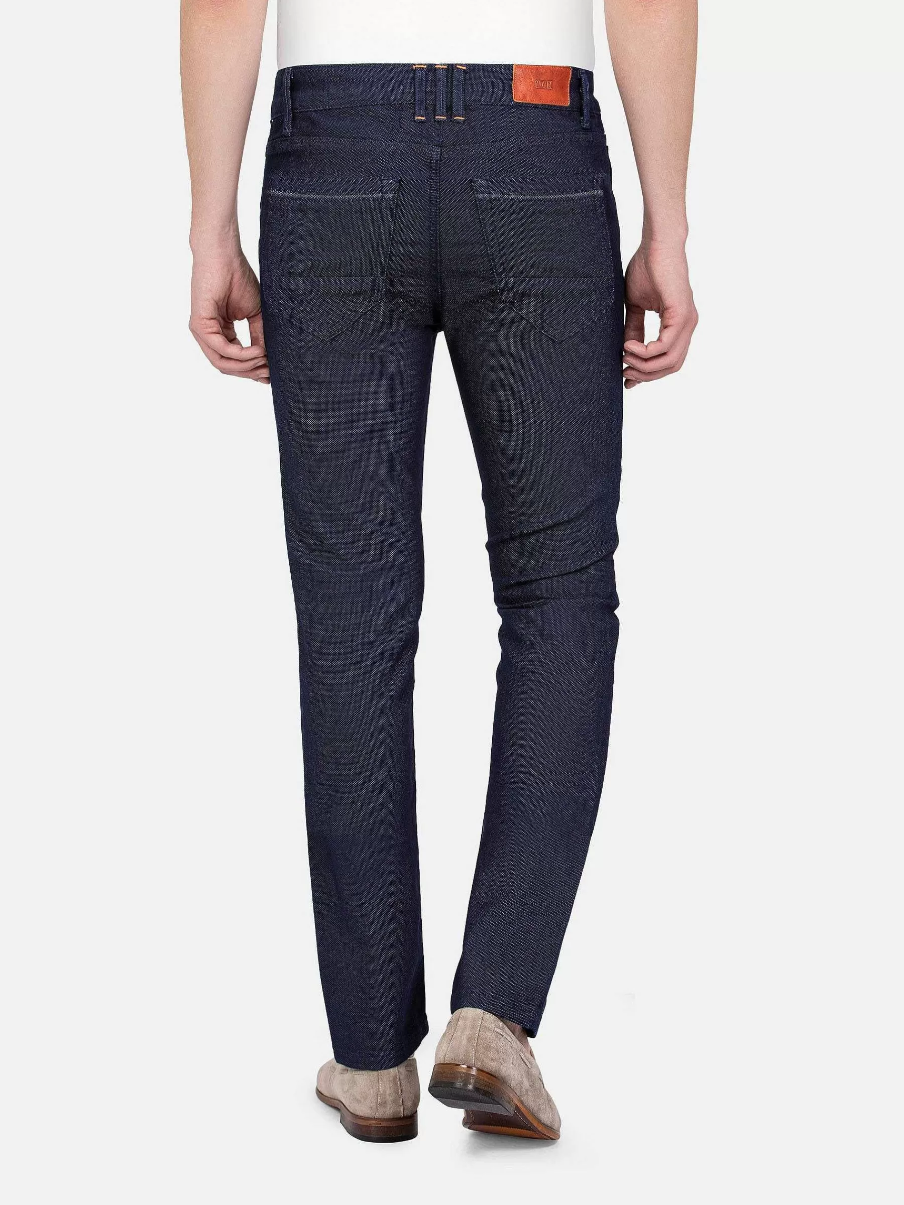 Wam Denim Jeans<Swindon Stretch Slim Fit Dark Navy Jeans