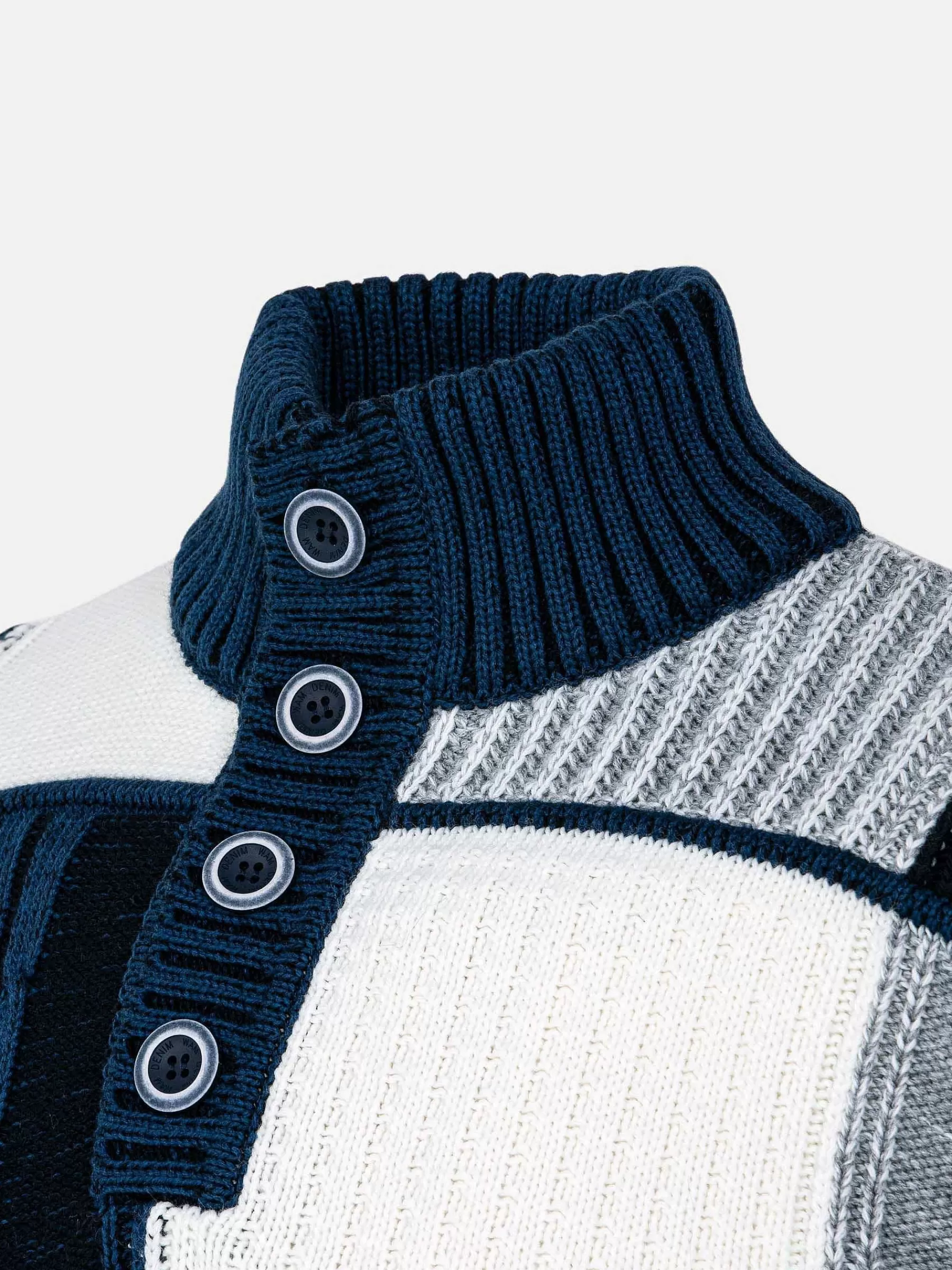 Wam Denim Truien<Truien 77542 Cambridge Navy White
