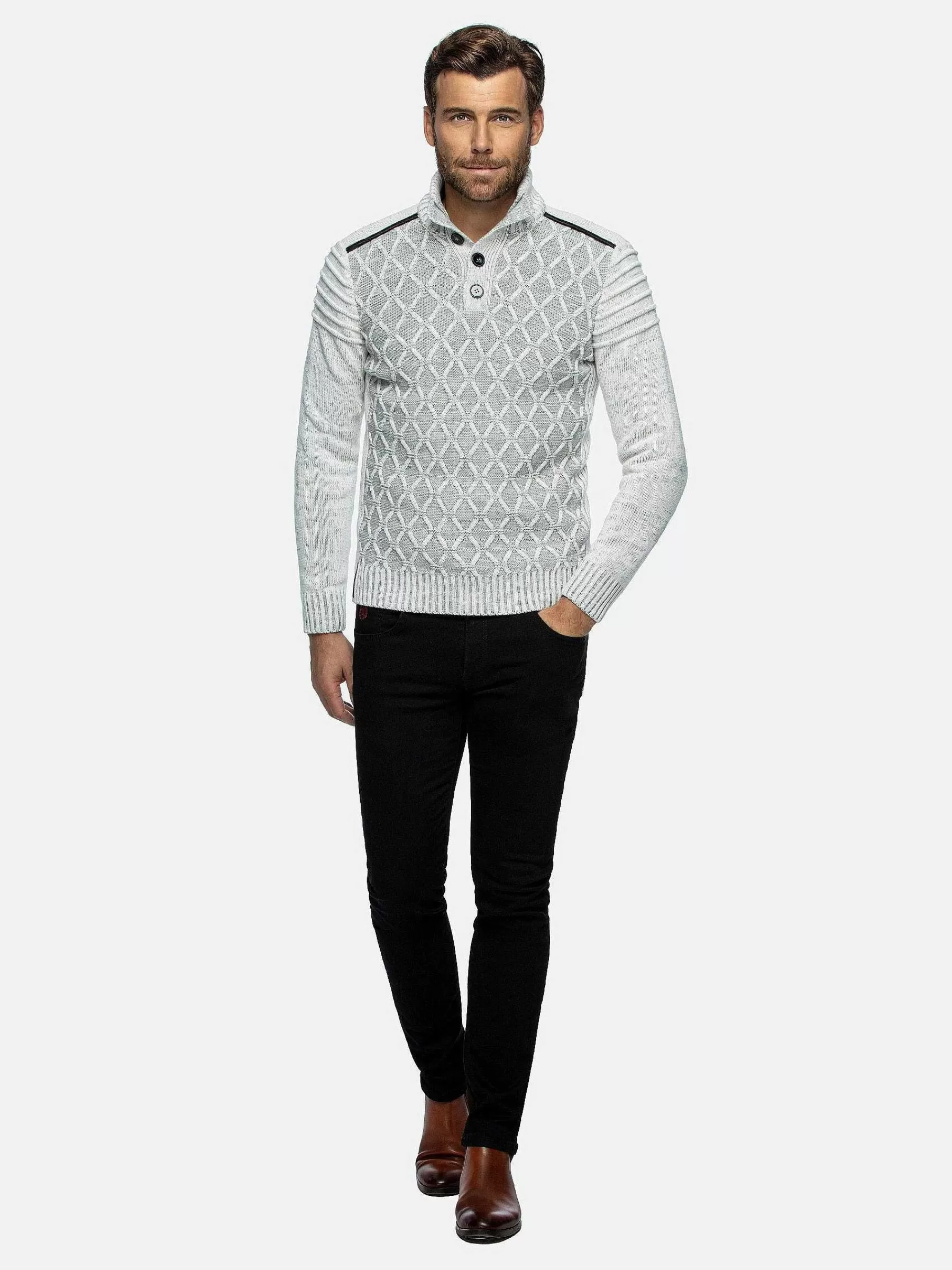 Wam Denim Truien<Truien 77545 Minerve Grey